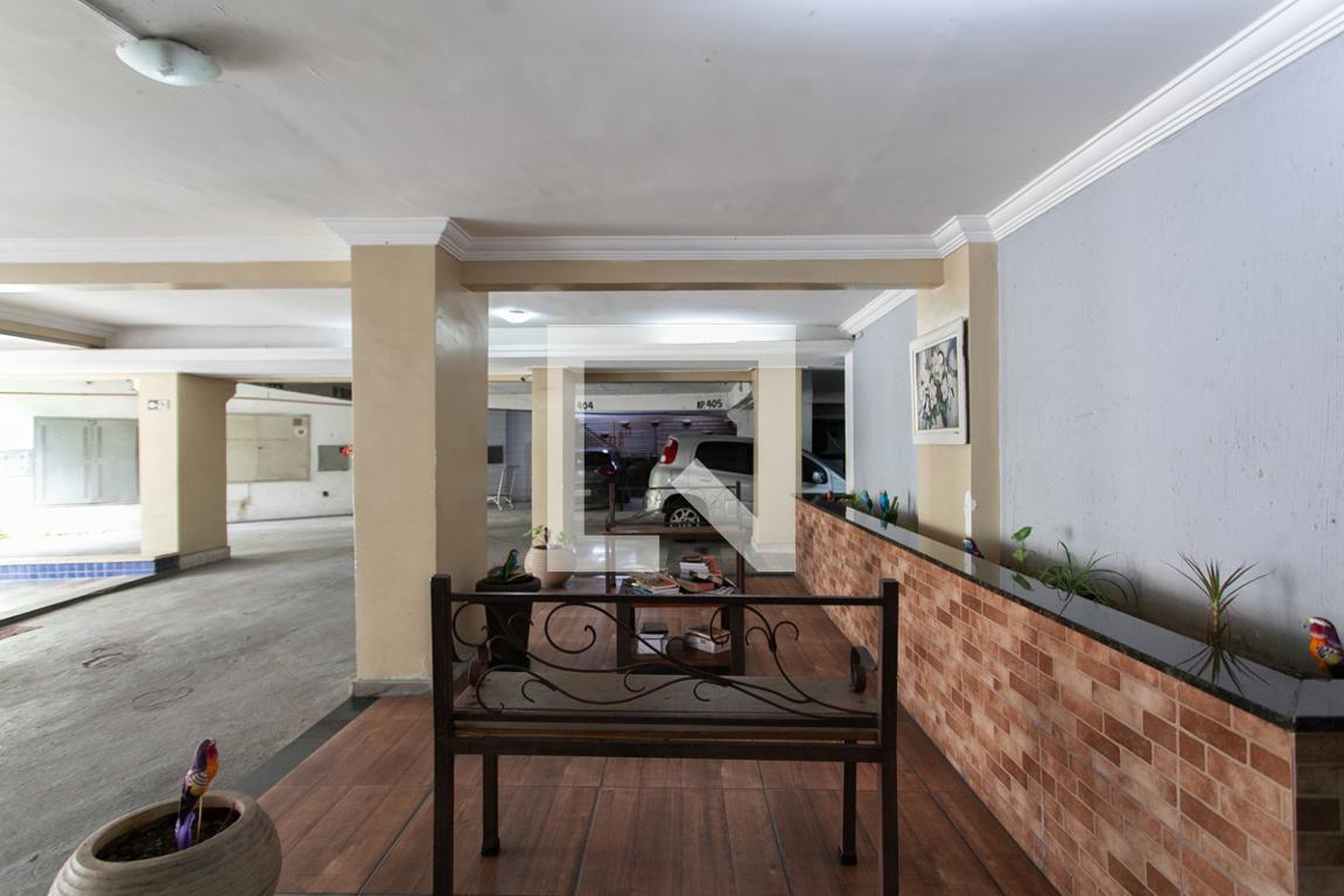 Hall de entrada - Residencial Flamboyant