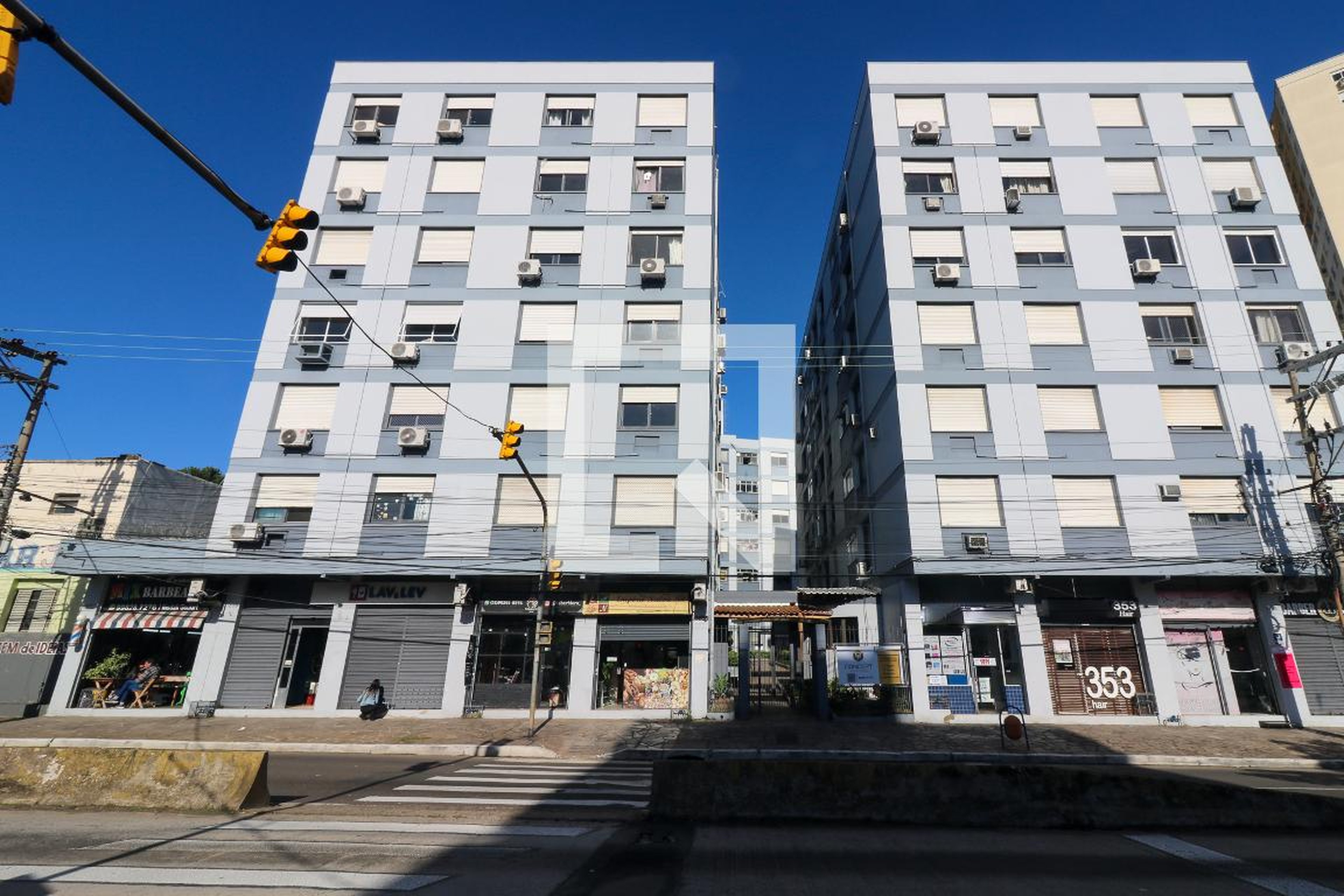 Fachada do condomínio Edifício Bento Gonçalves