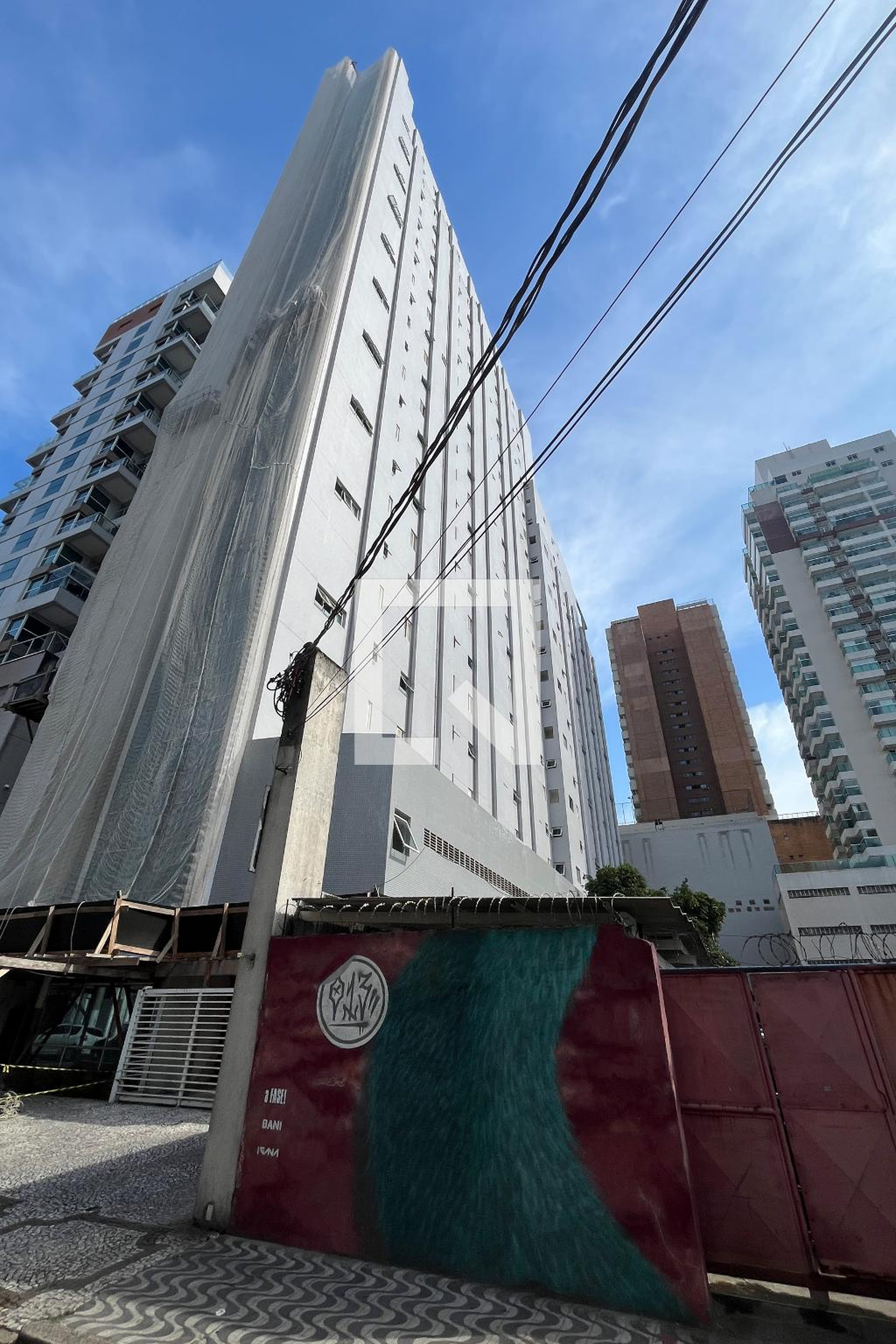 Fachada do Prédio Condomínio Loft Santos Residence Service