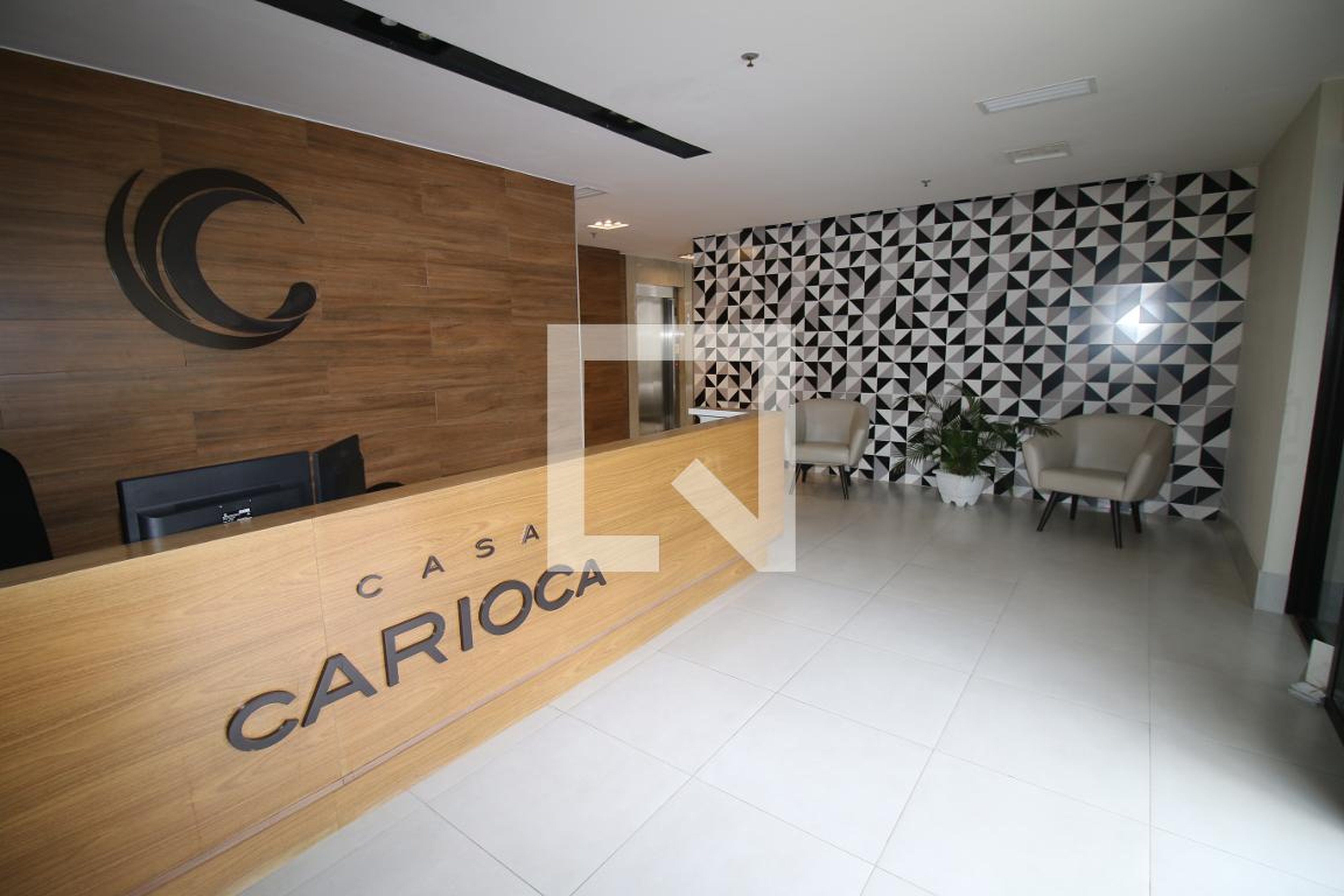 Hall de entrada - Casa Carioca