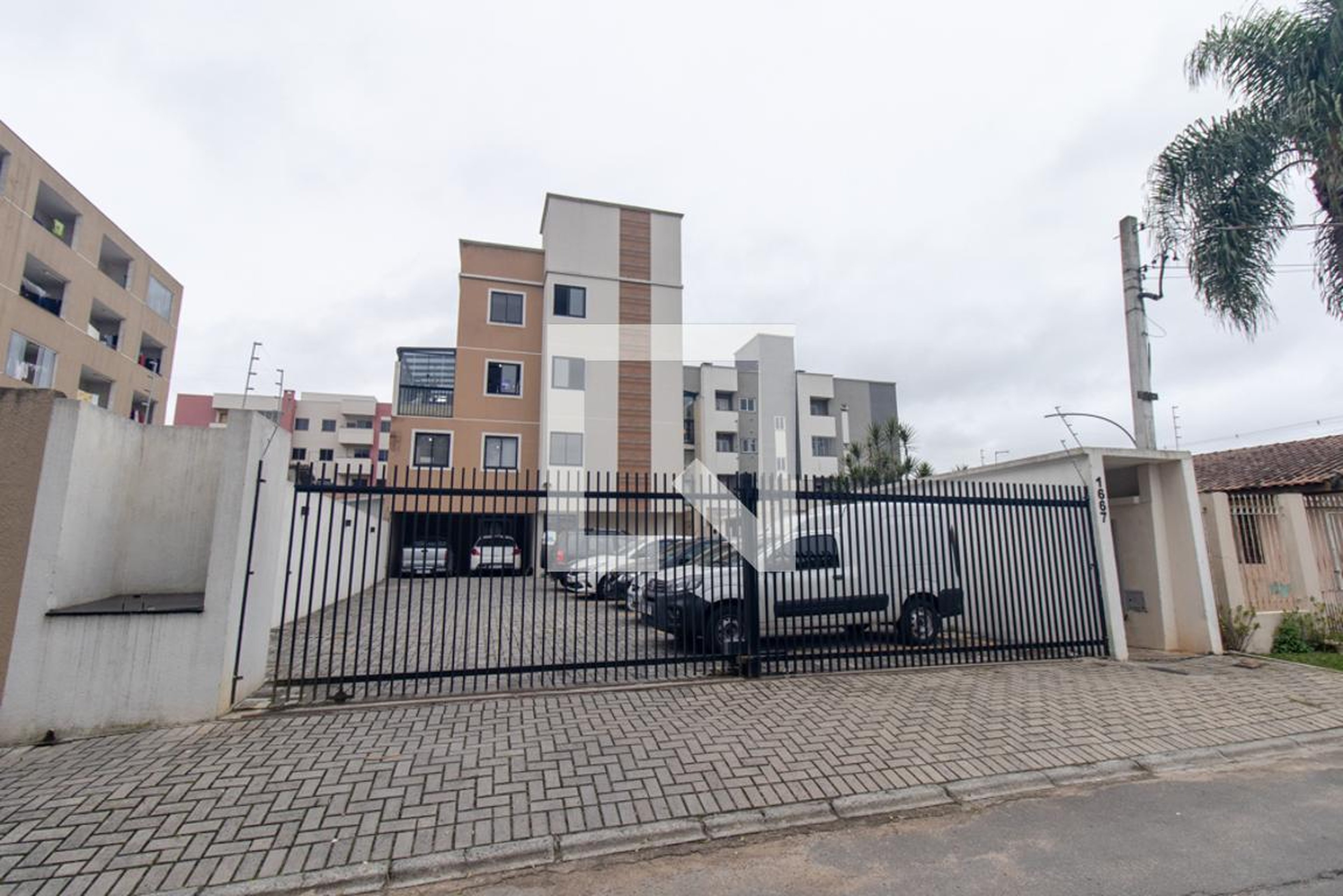 Fachada do Condomínio Residencial Ária