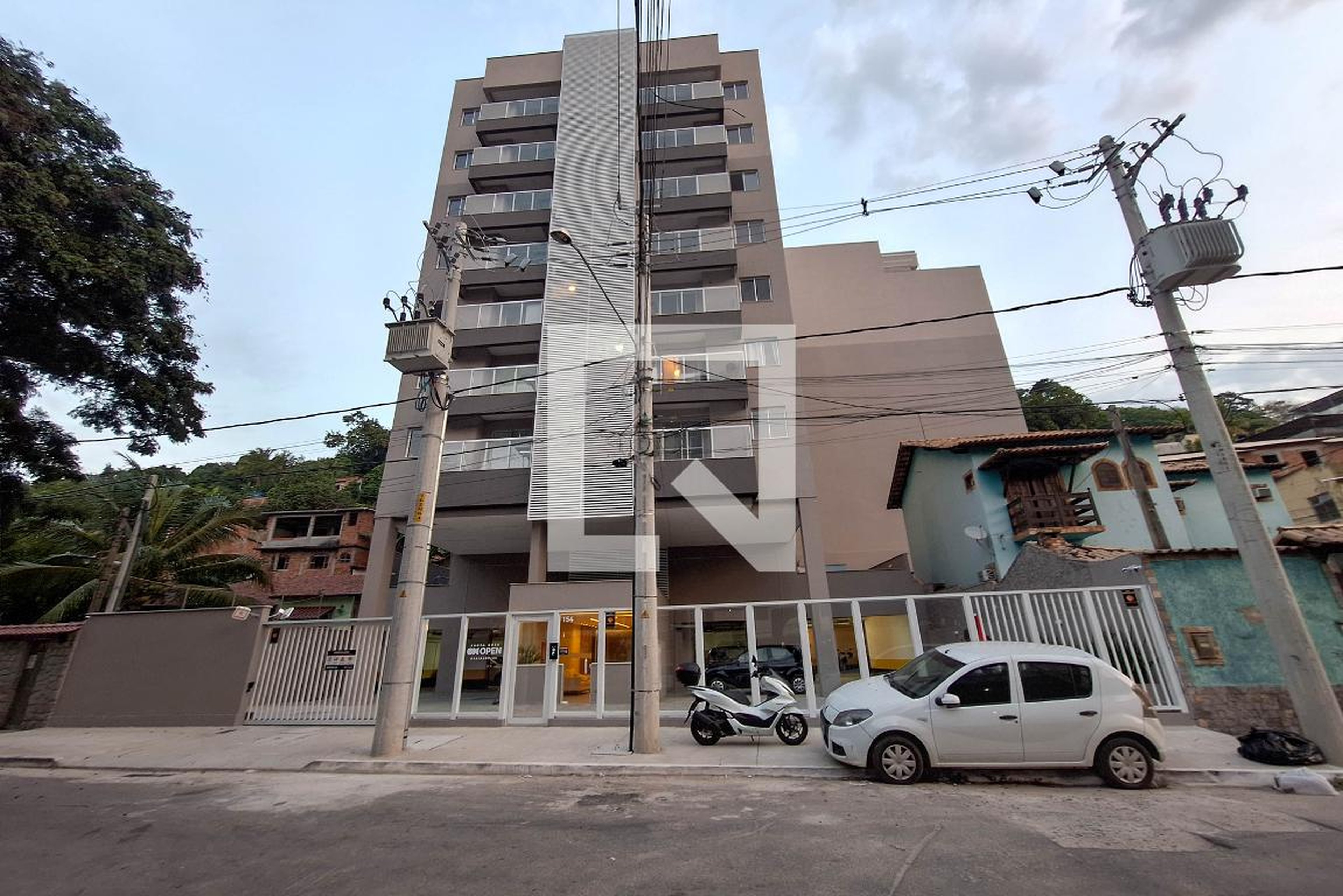 Fachada Condomínio Open Santa Rosa