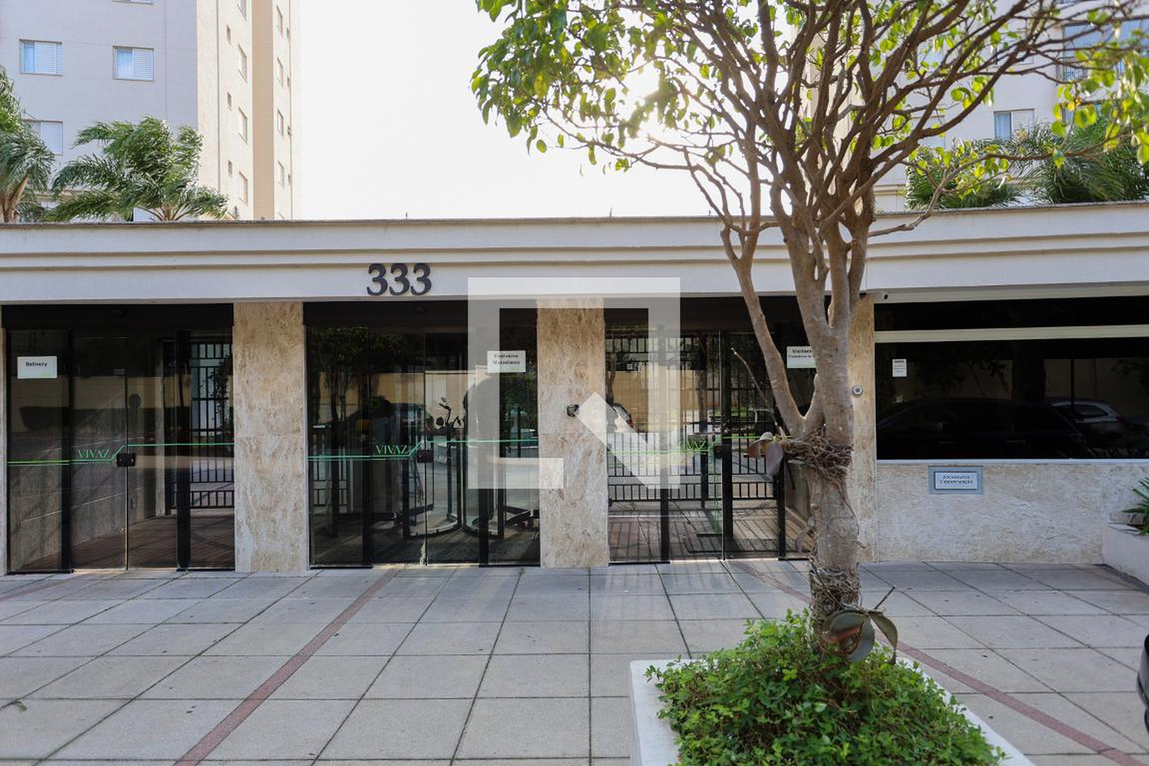 Fachada do condomínio Condomínio Vivaz