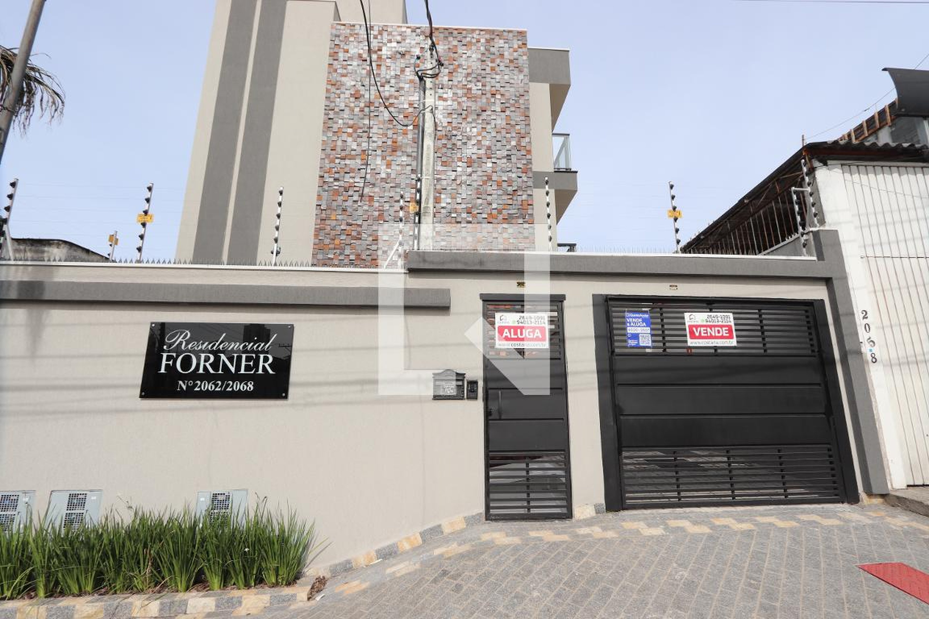 Fachada do condomínio Residencial Forner