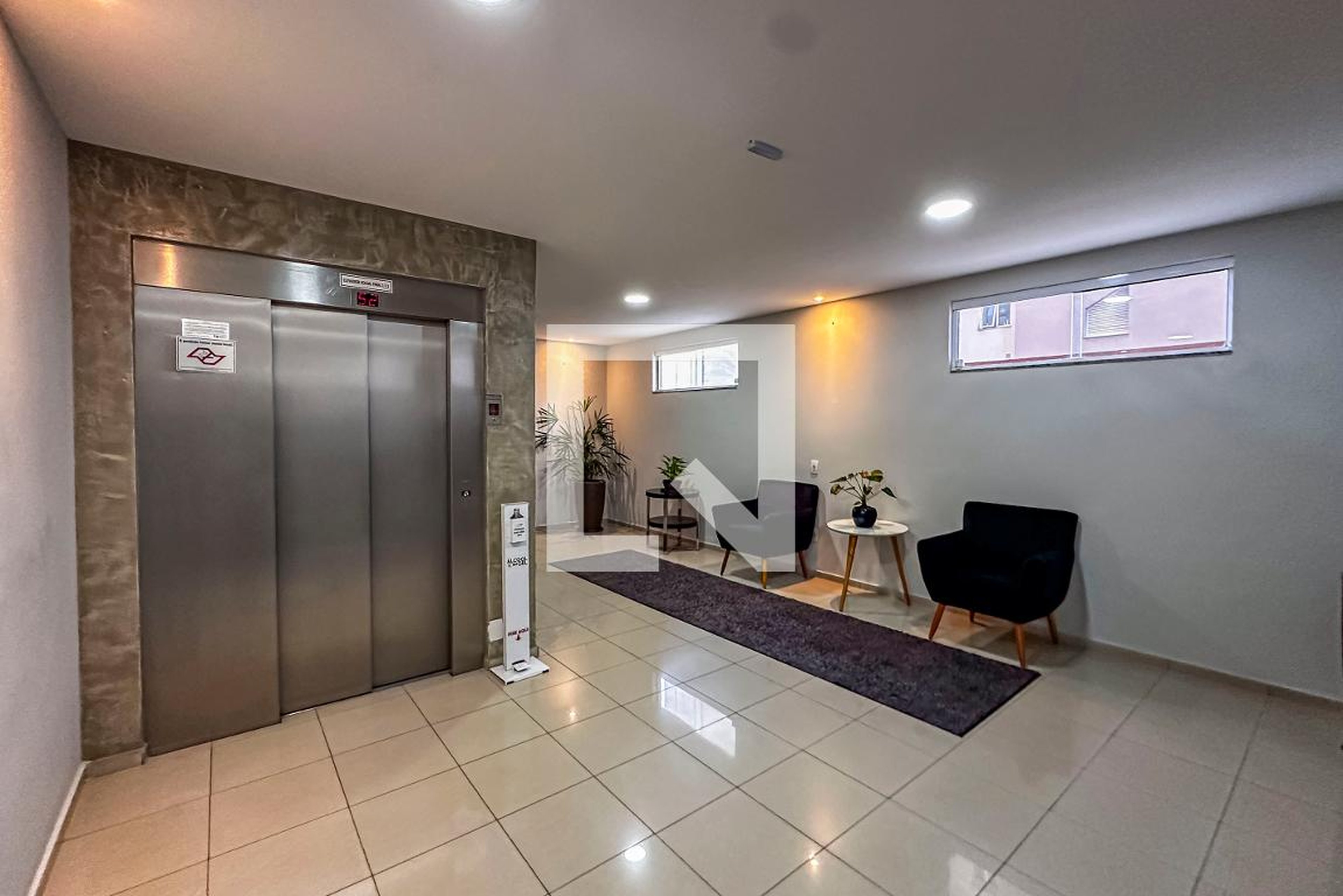 Hall de entrada Condomínio em Rua Xingu, 237