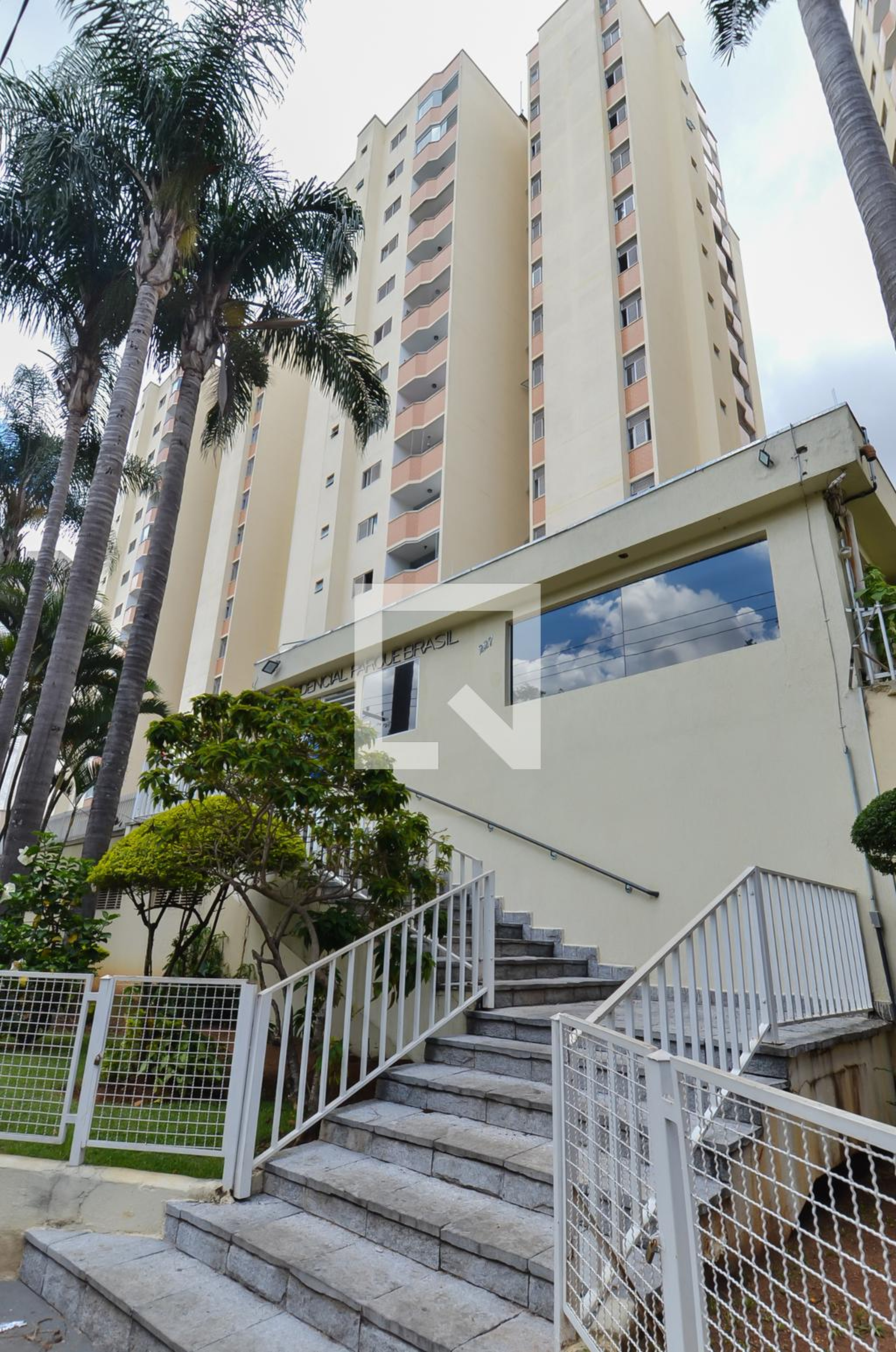 Fachada do Condominio Condomínio Parque Brasil