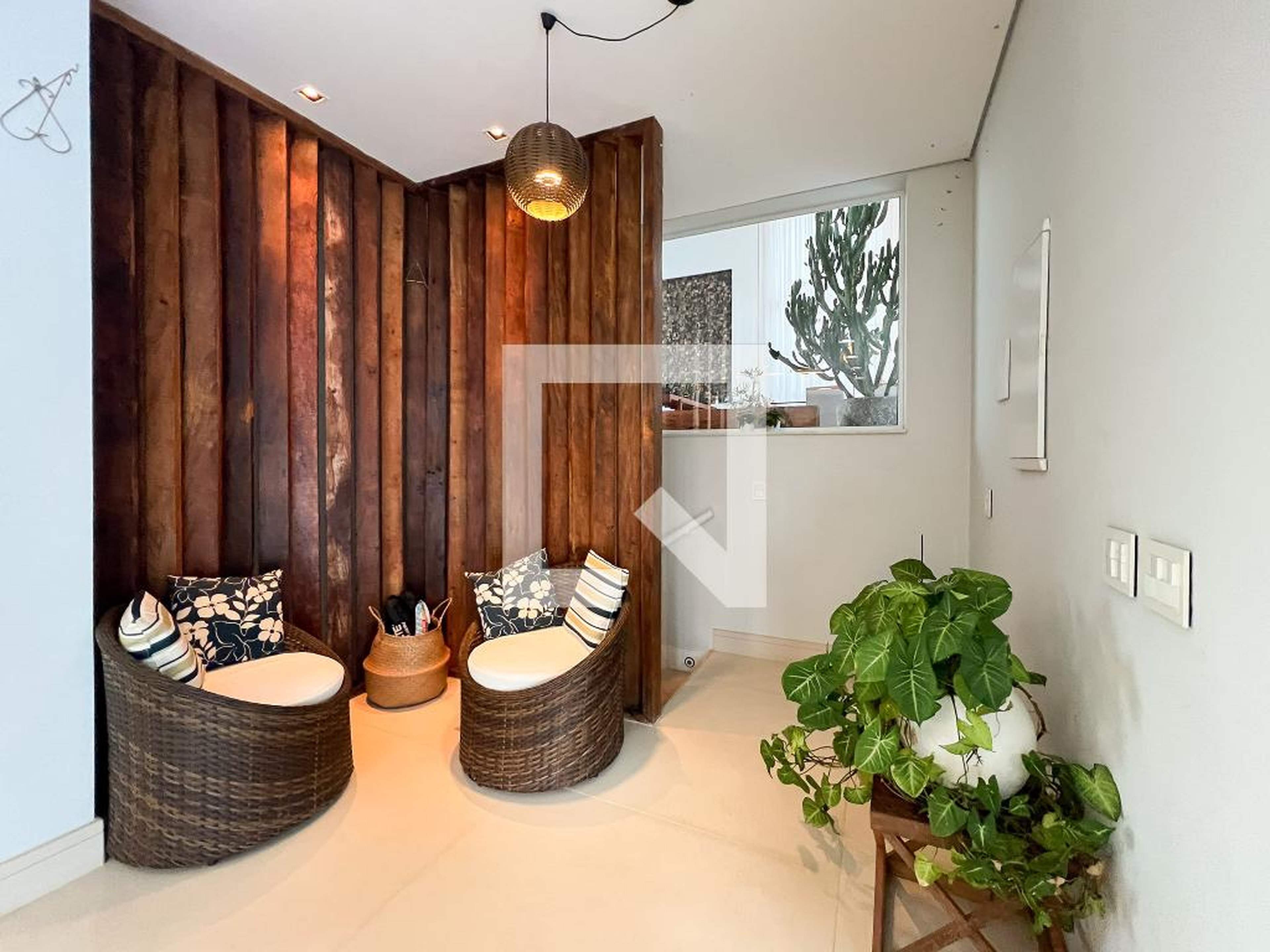 Hall de entrada - Residencial Moinho de Vento