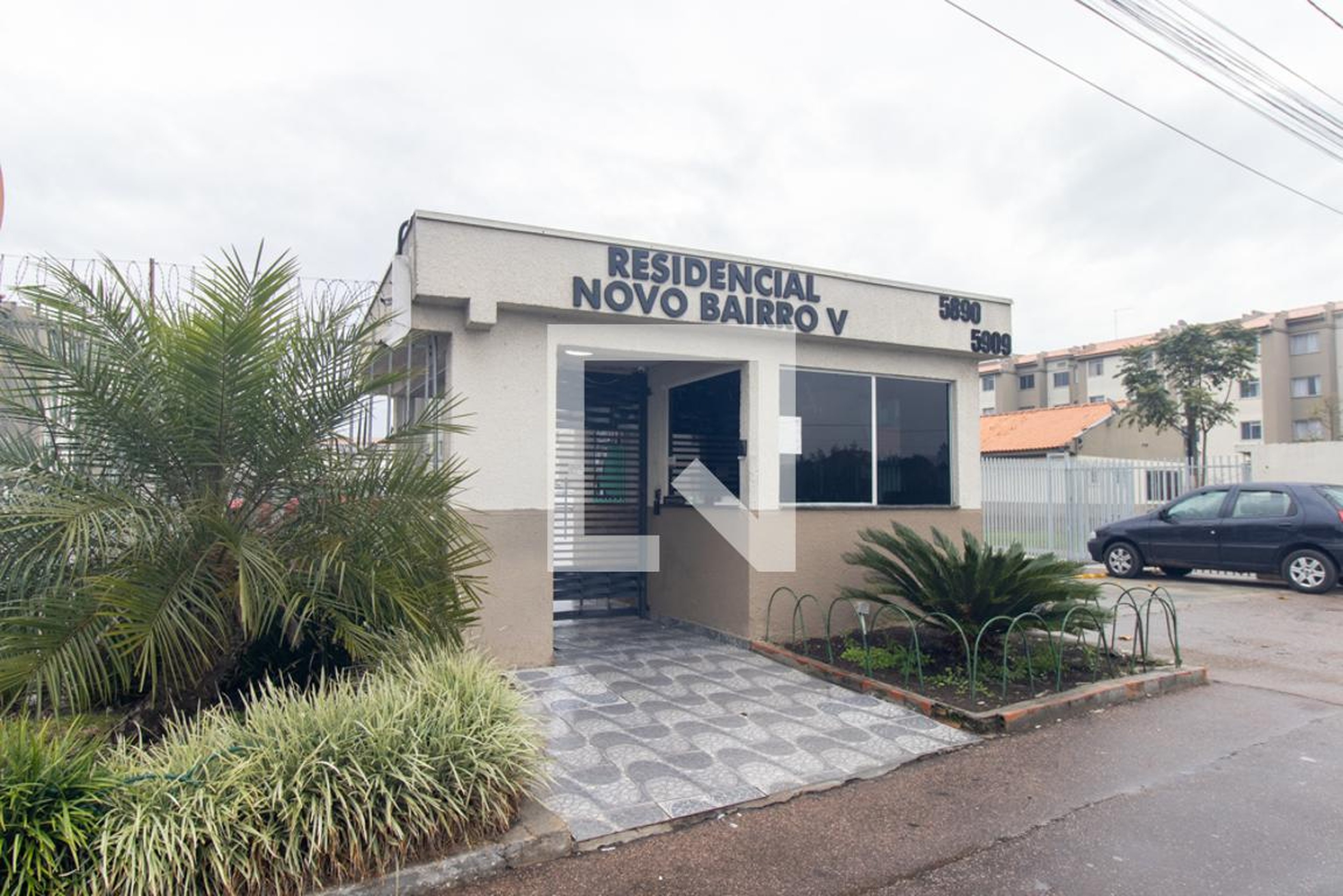 Fachada do Condomínio Residencial Novo Bairro