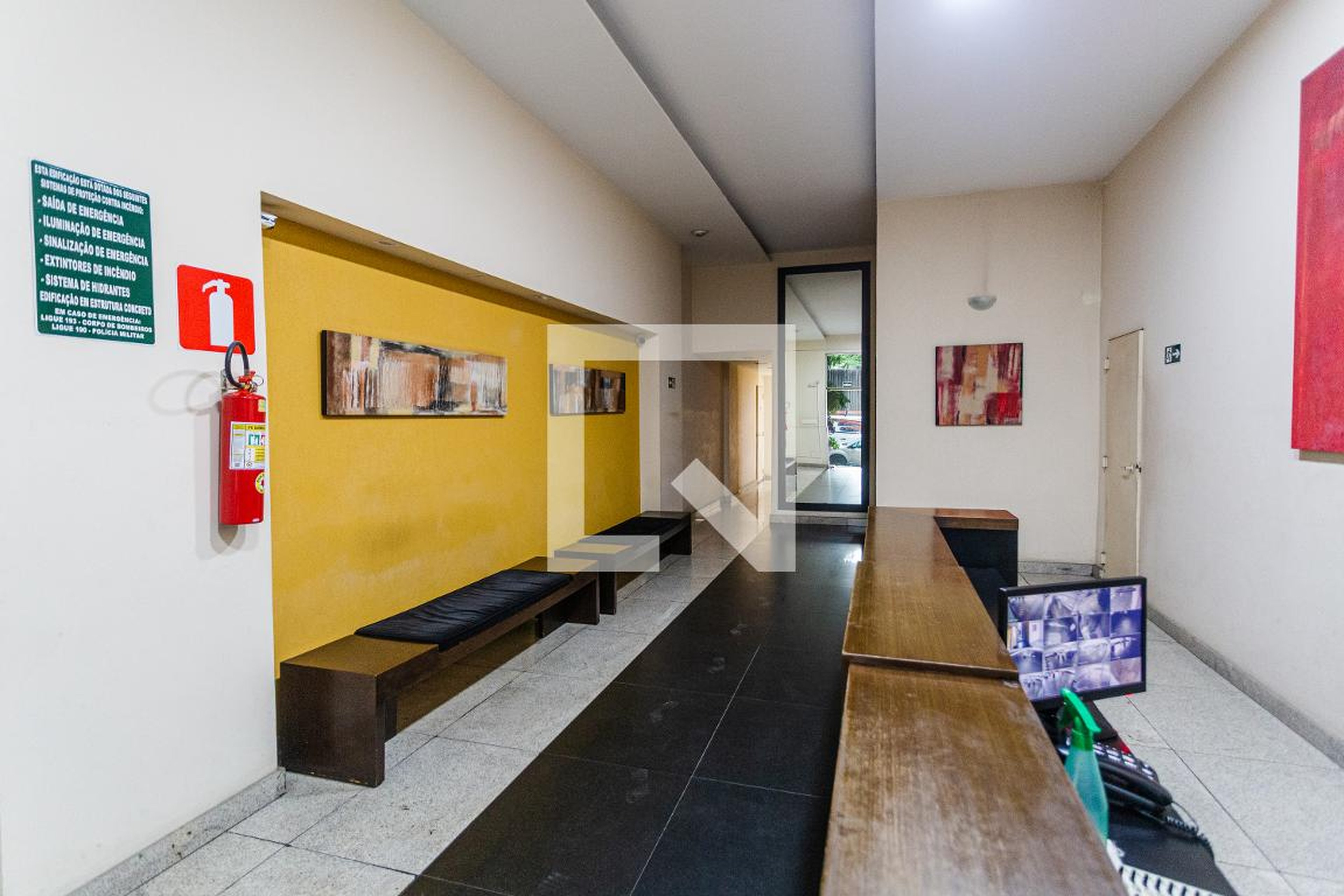 Hall de entrada - Edifício Santa Inês