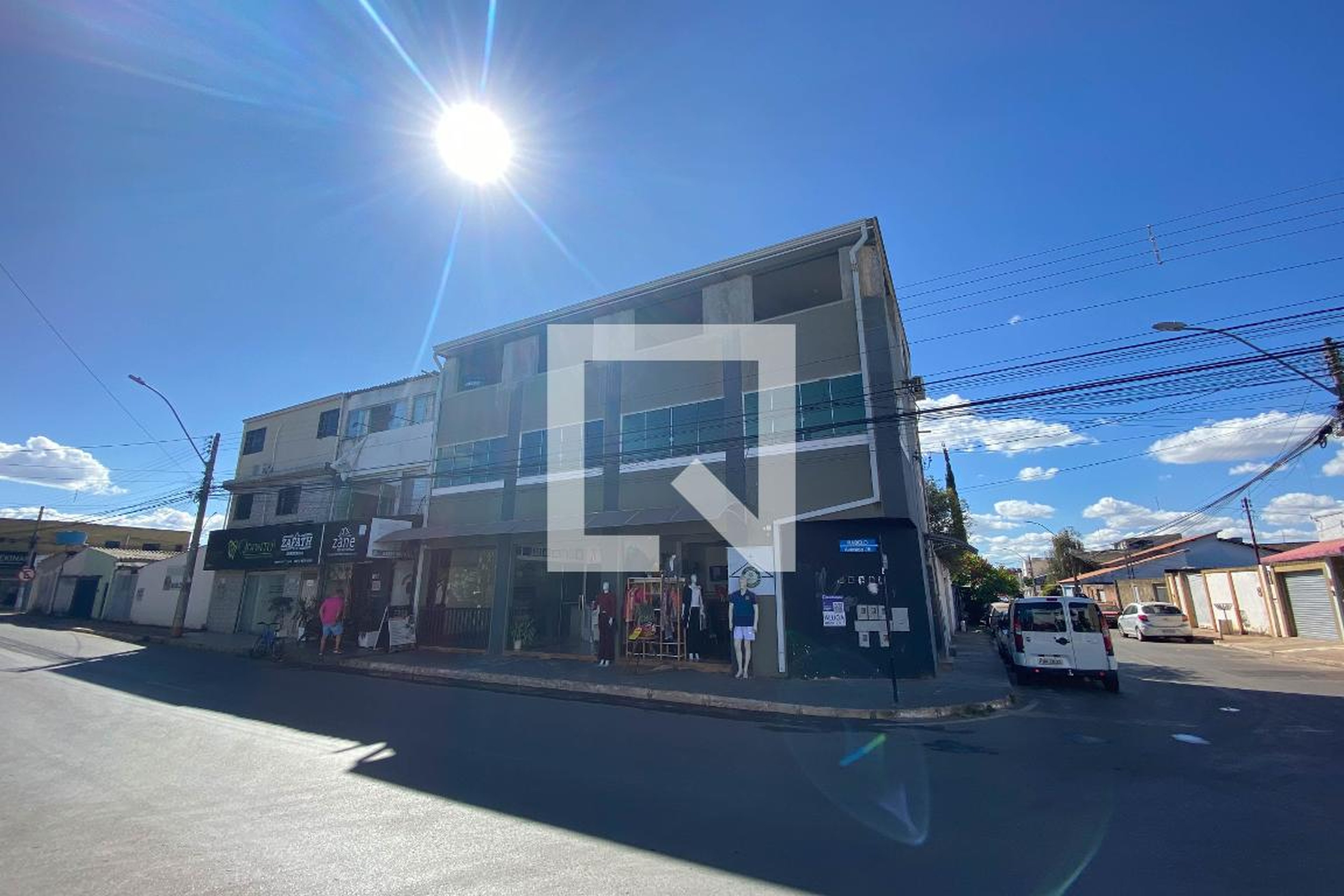 Fachada Condomínio em Rua 01, 0