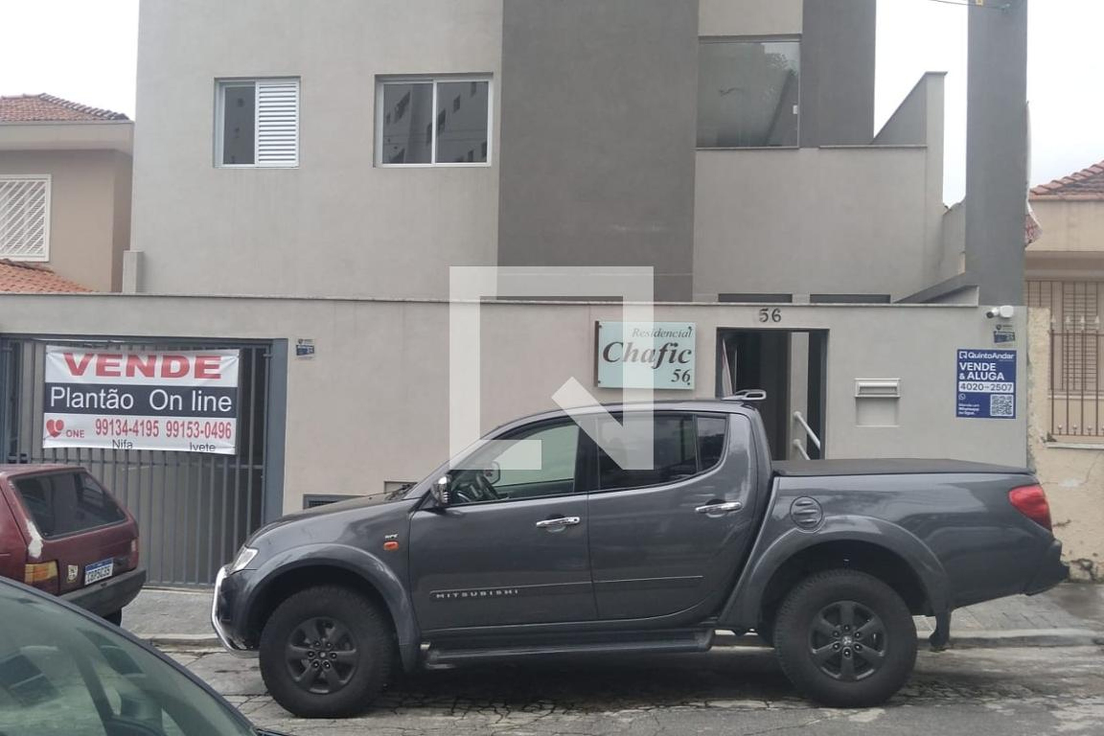 Fachada Condomínio em Rua Francisco Augusto Lopes, 56