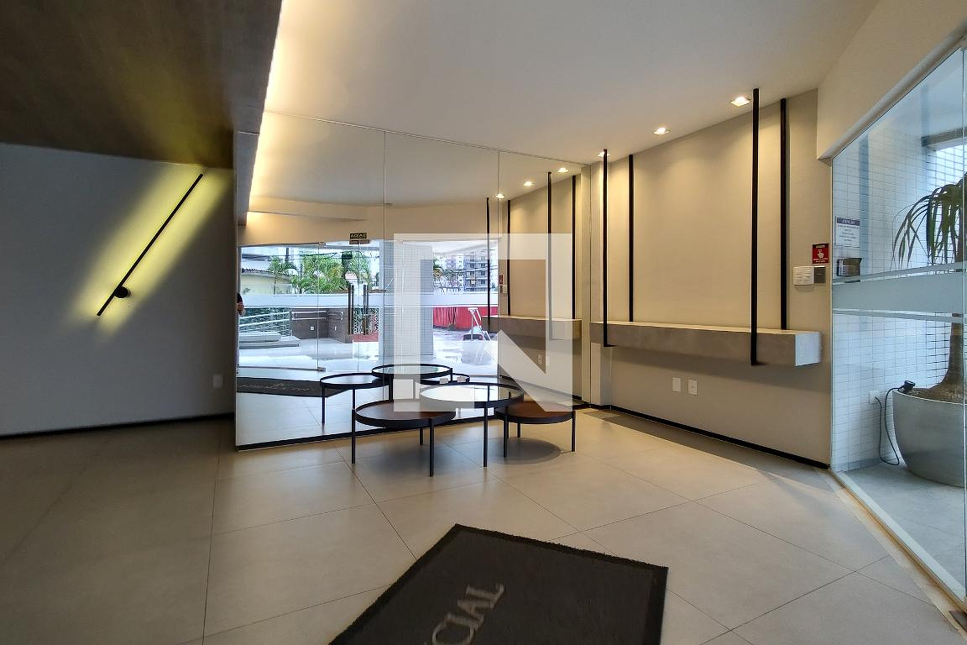 Hall de entrada - Residencial JK