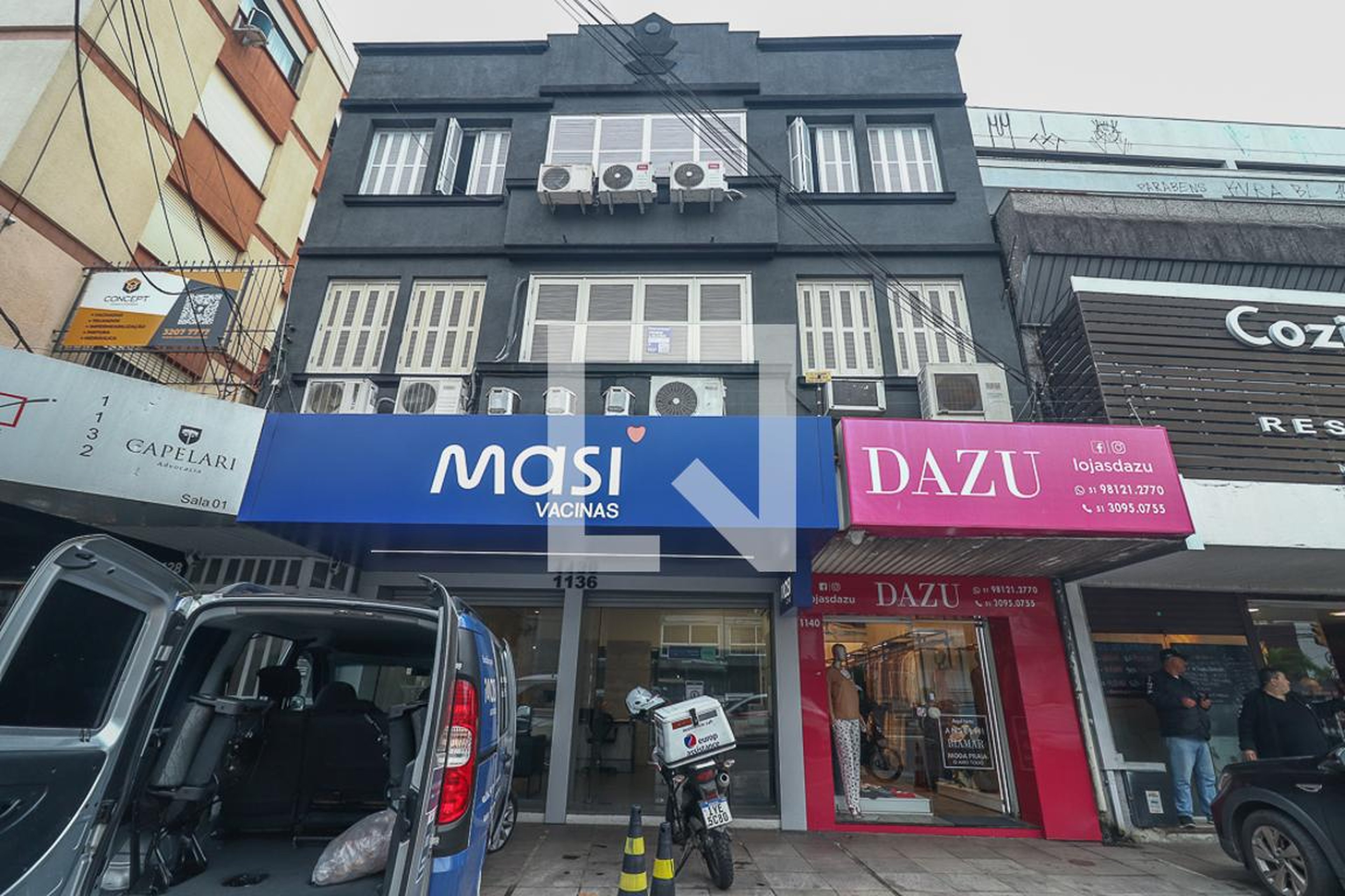 Fachada Condomínio em Avenida Cristóvão Colombo, 1132