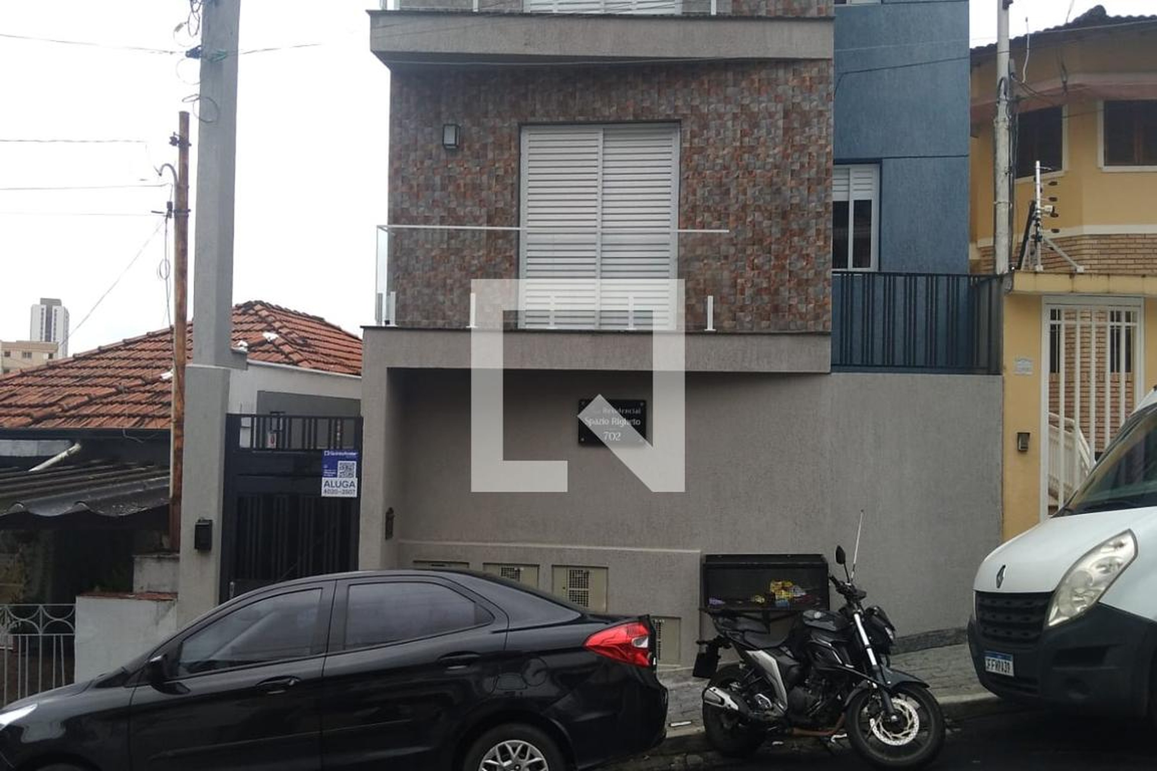 Fachada Condomínio em Rua Doutor Natalino Righeto, 702