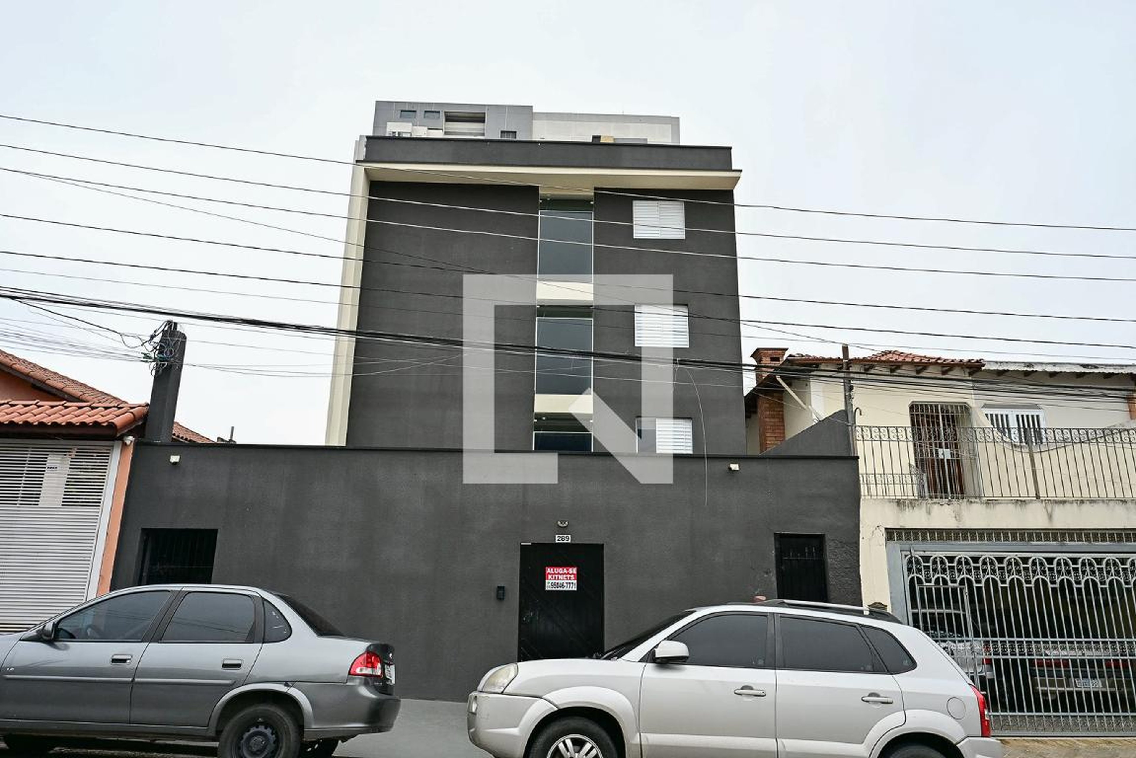 Fachada Condomínio em Rua Coronel Otaviano da Silveira, 289