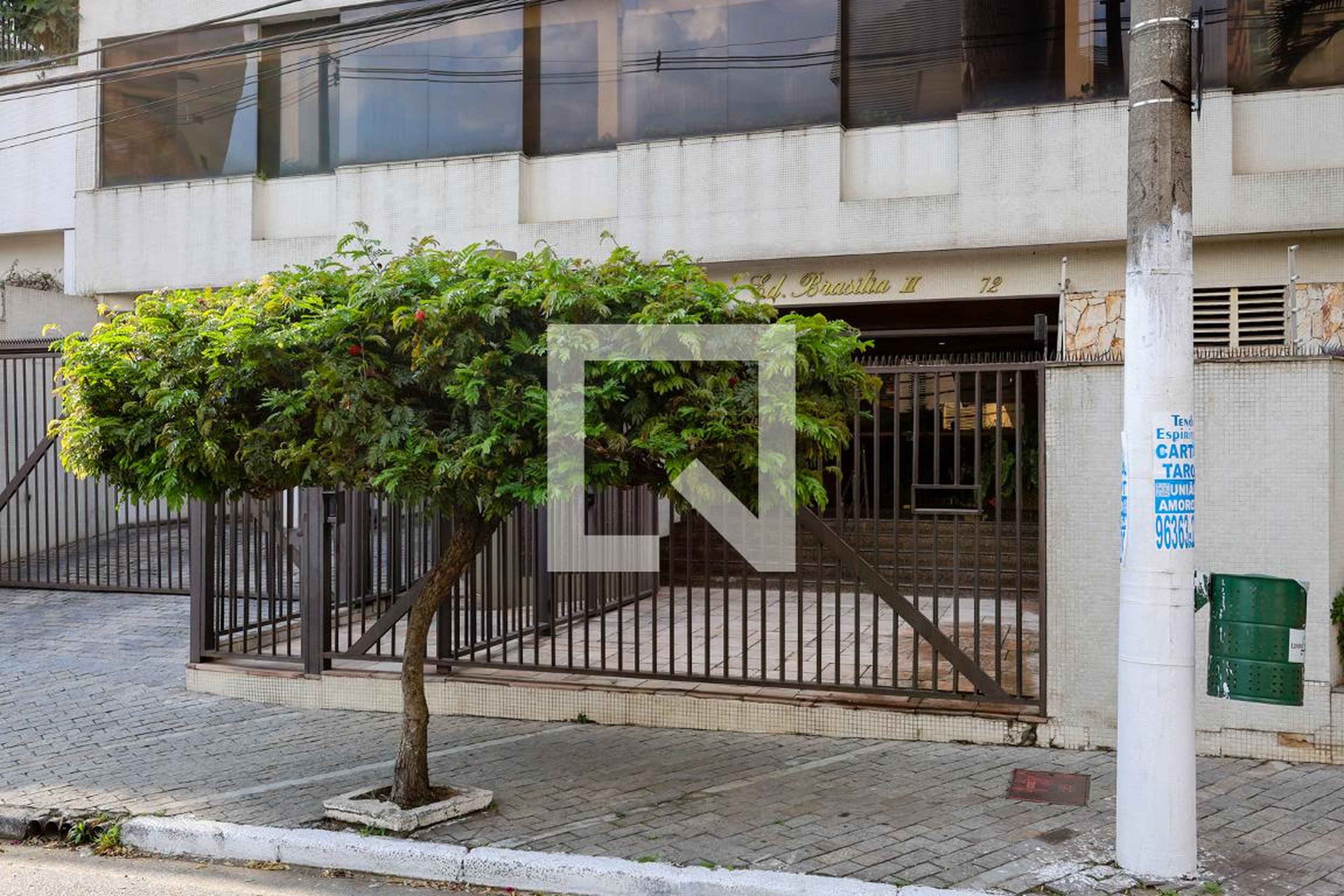 Fachada do condomínio Edifício Brasília II