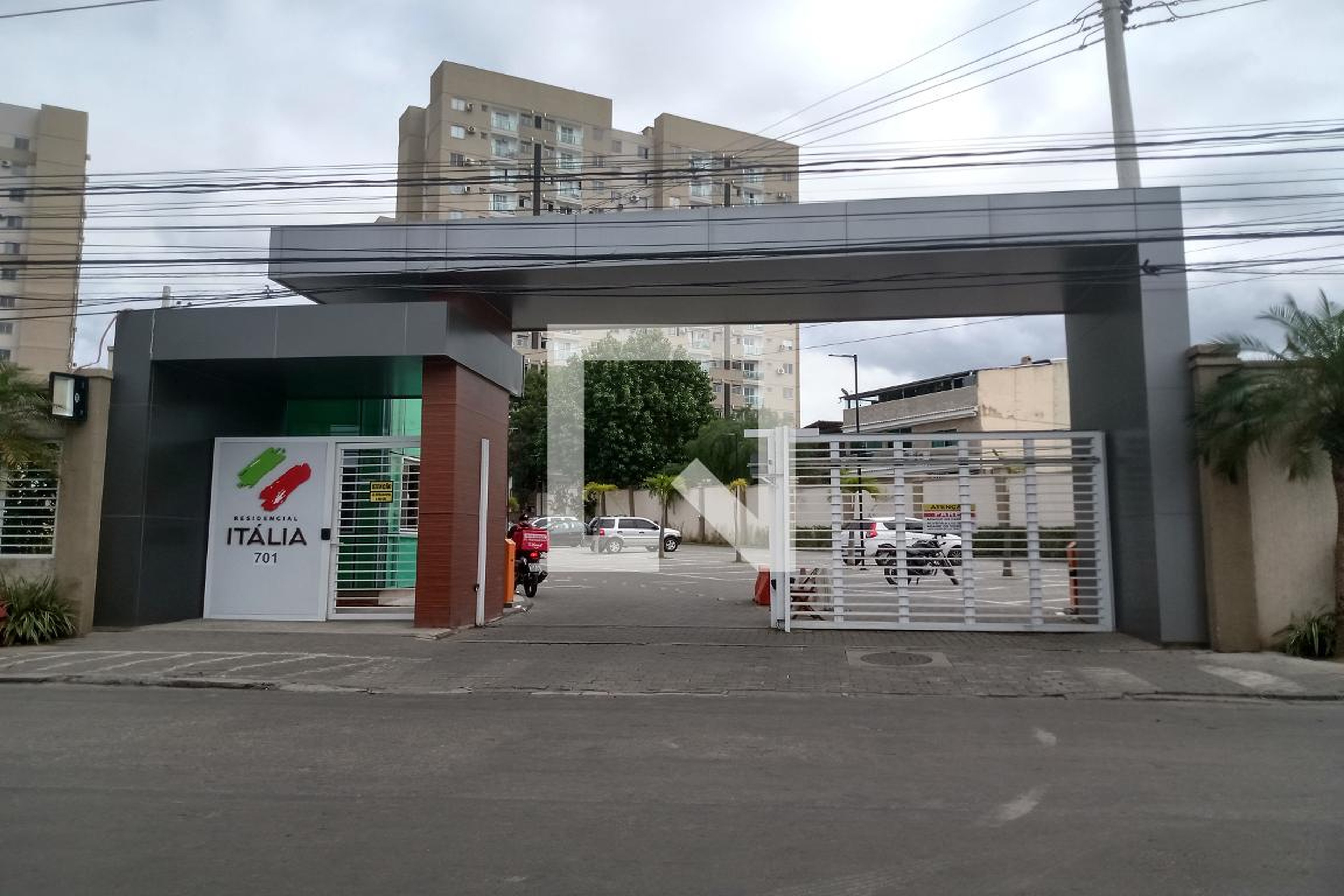 Fachada do Condomínio Residencial Itália