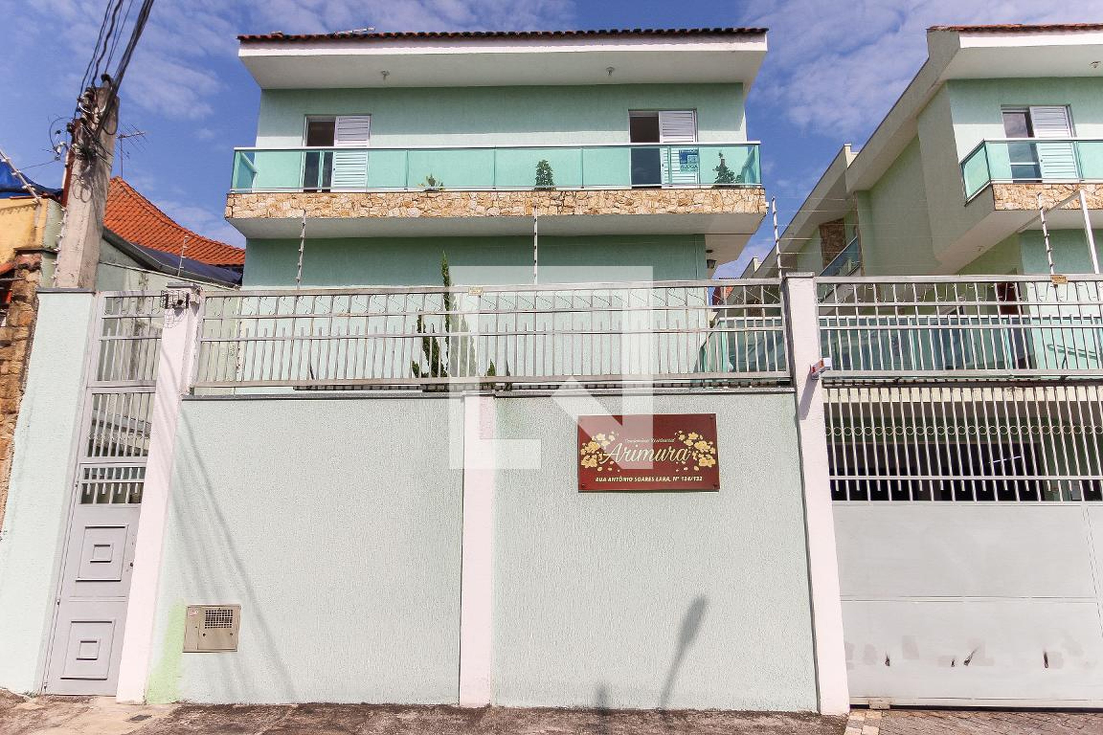 Fachada Condomínio em Rua Antônio Soares Lara, 134
