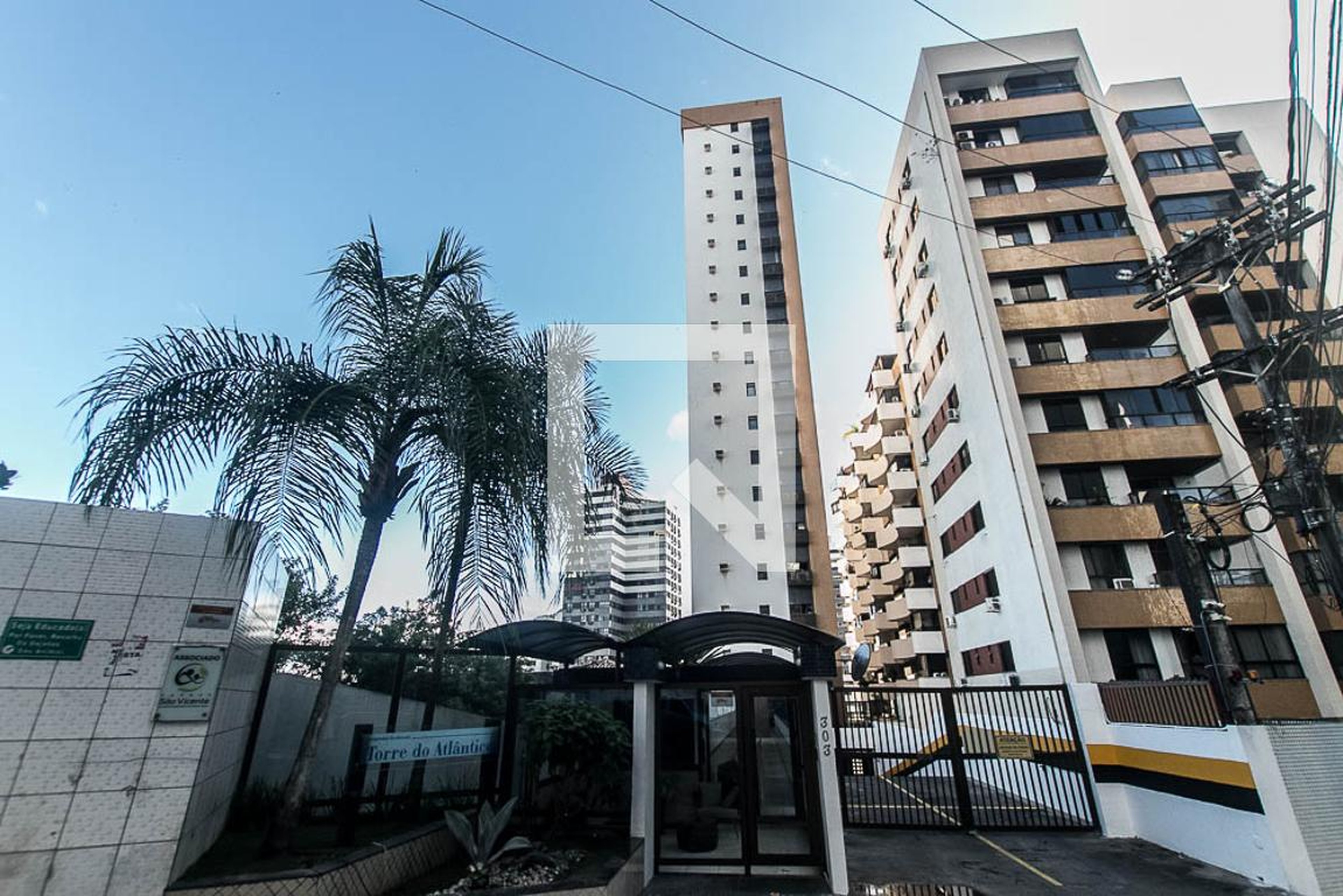 Fachada do Prédio Edifício Residencial Torre do Atlântico