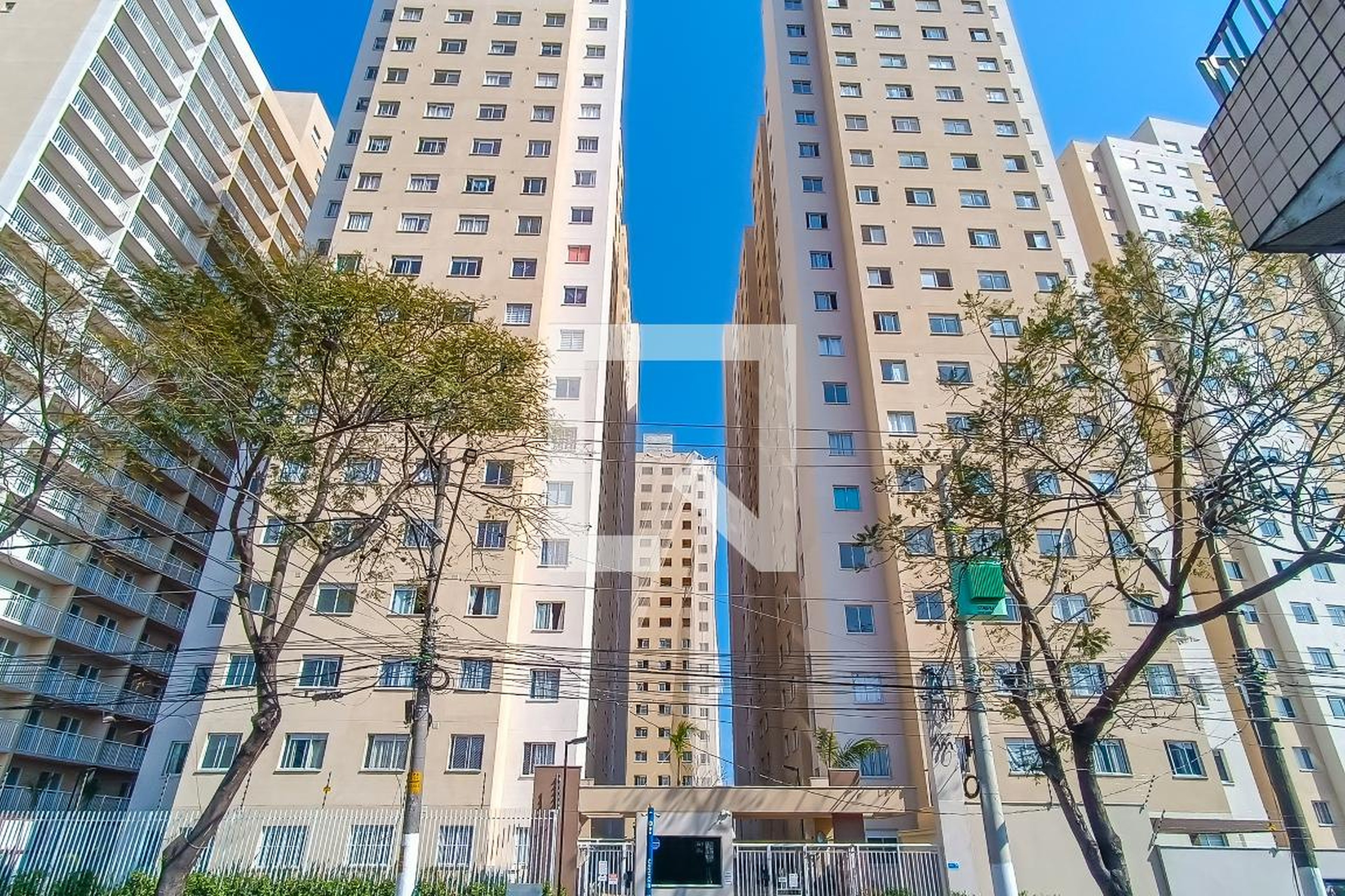 Fachada do Condominio Condomínio P. Vila Prudente - Vila Ema