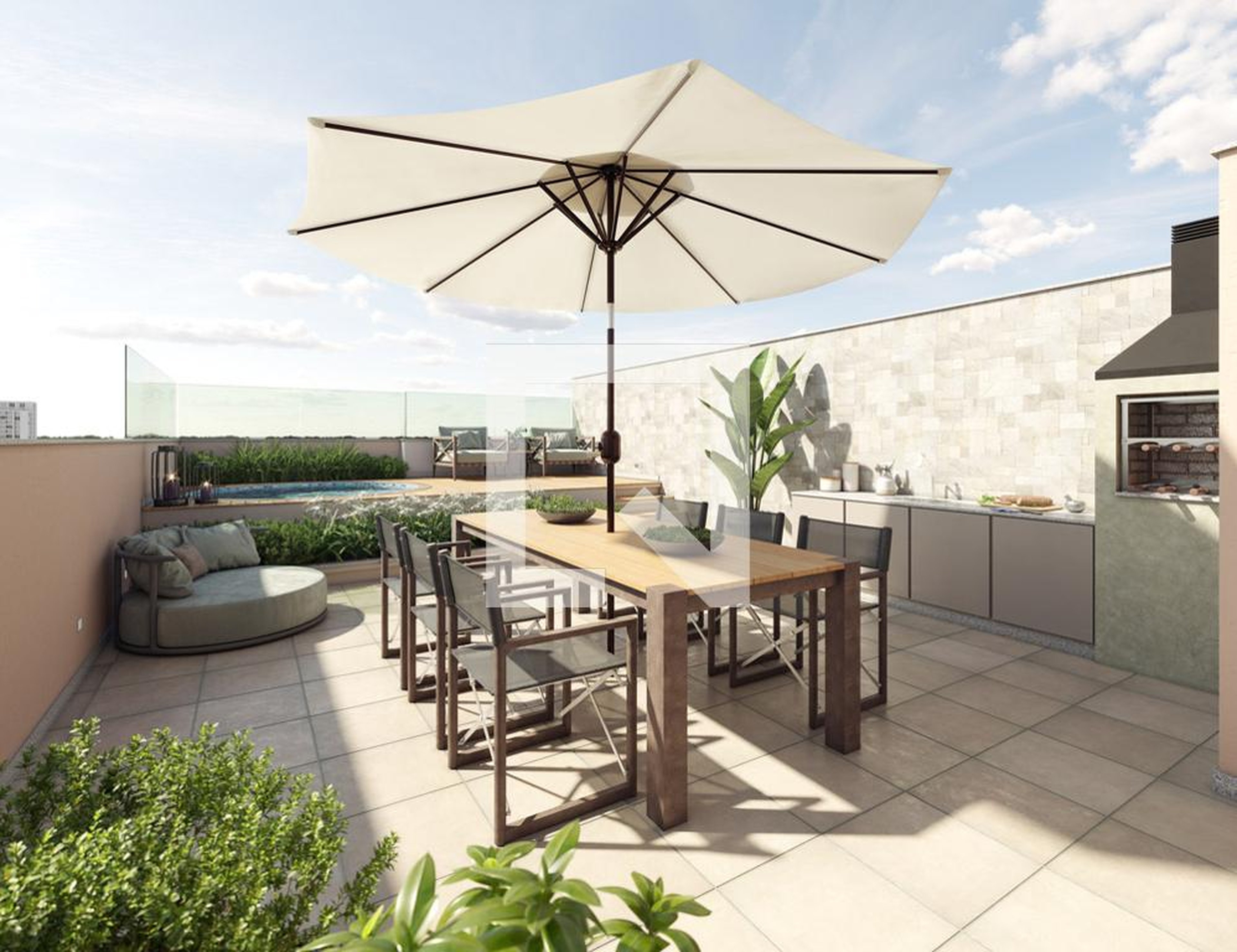 Área comum Condomínio em Rua Lagoa Dourada, 25