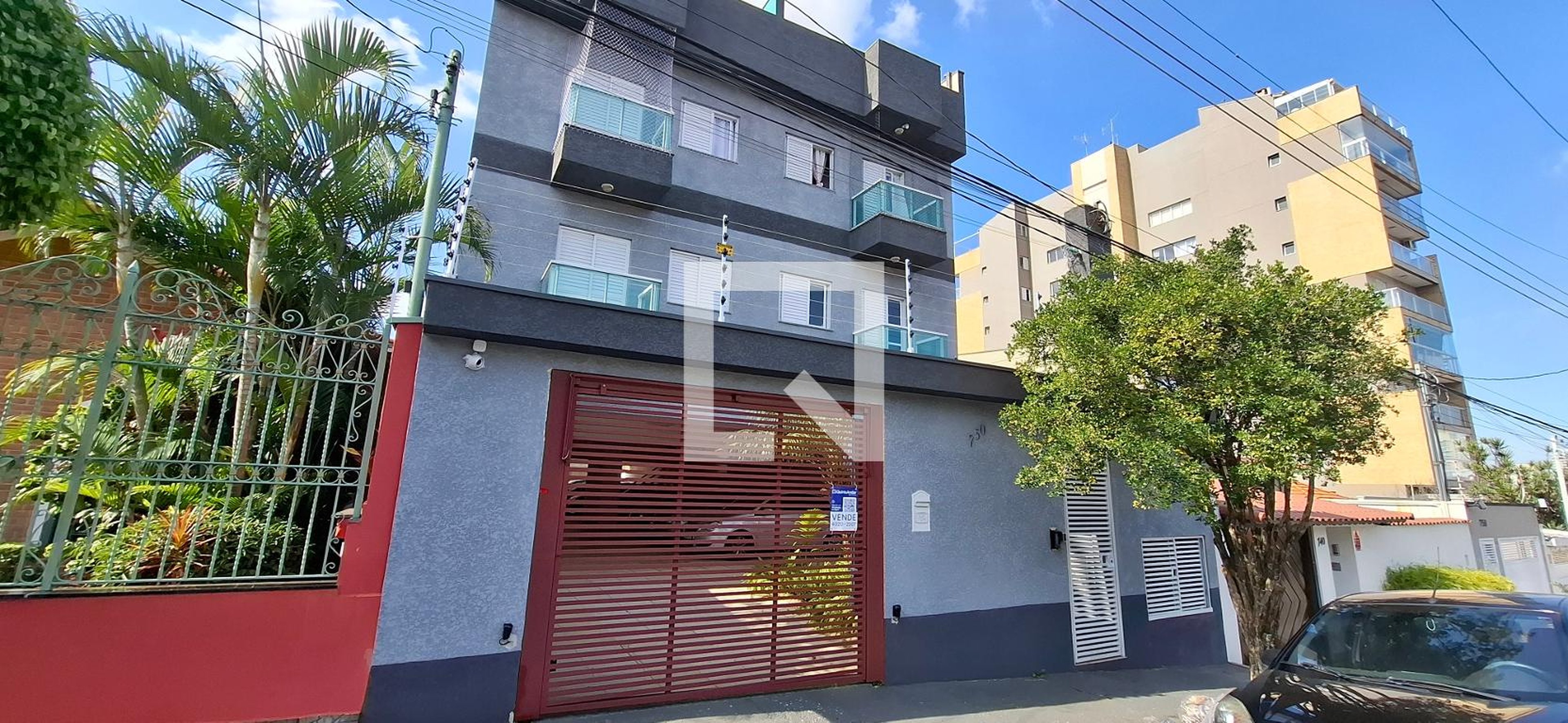 Fachada Condomínio em Rua Jaguari, 750