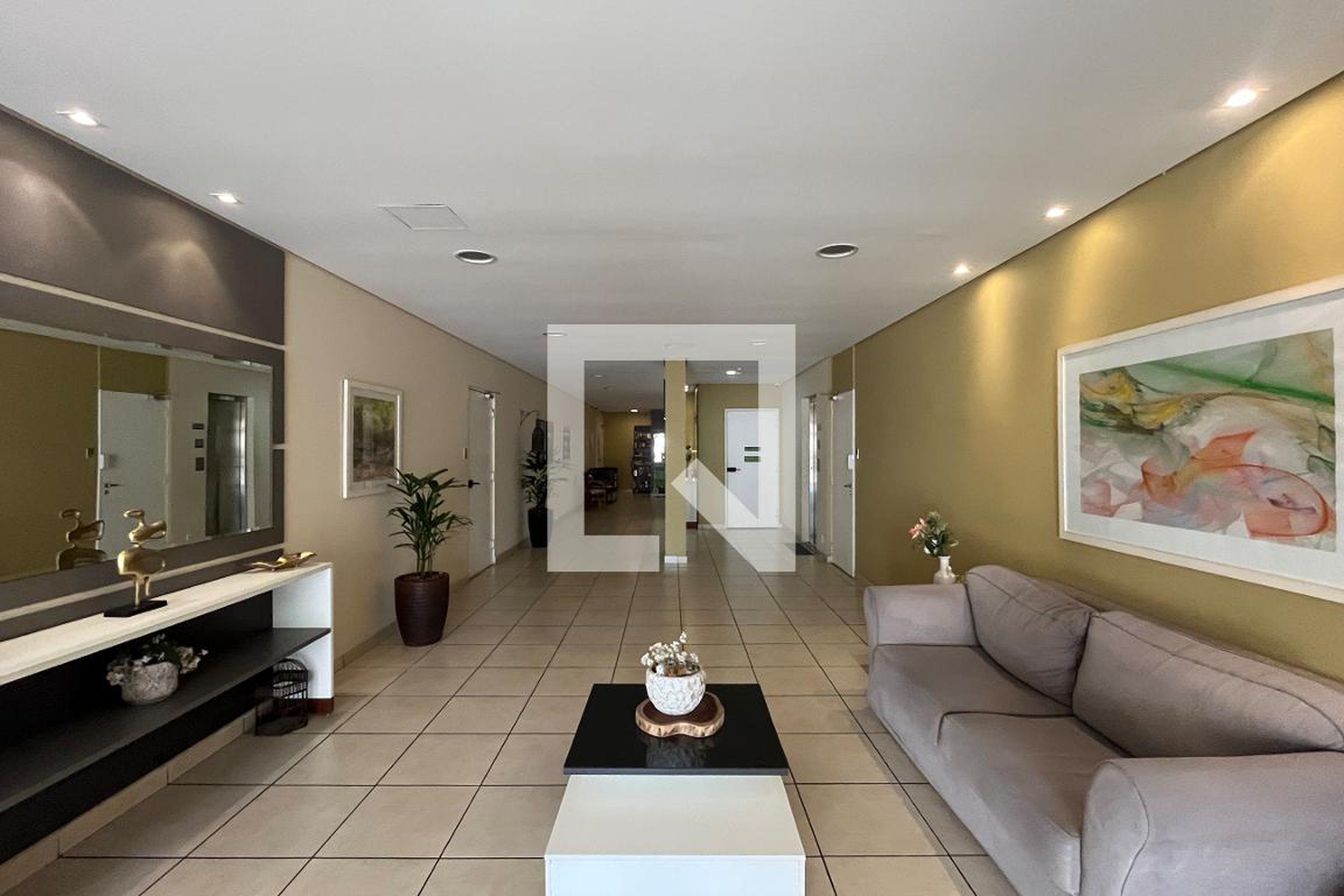 Hall de entrada - Invention Santos Residencial