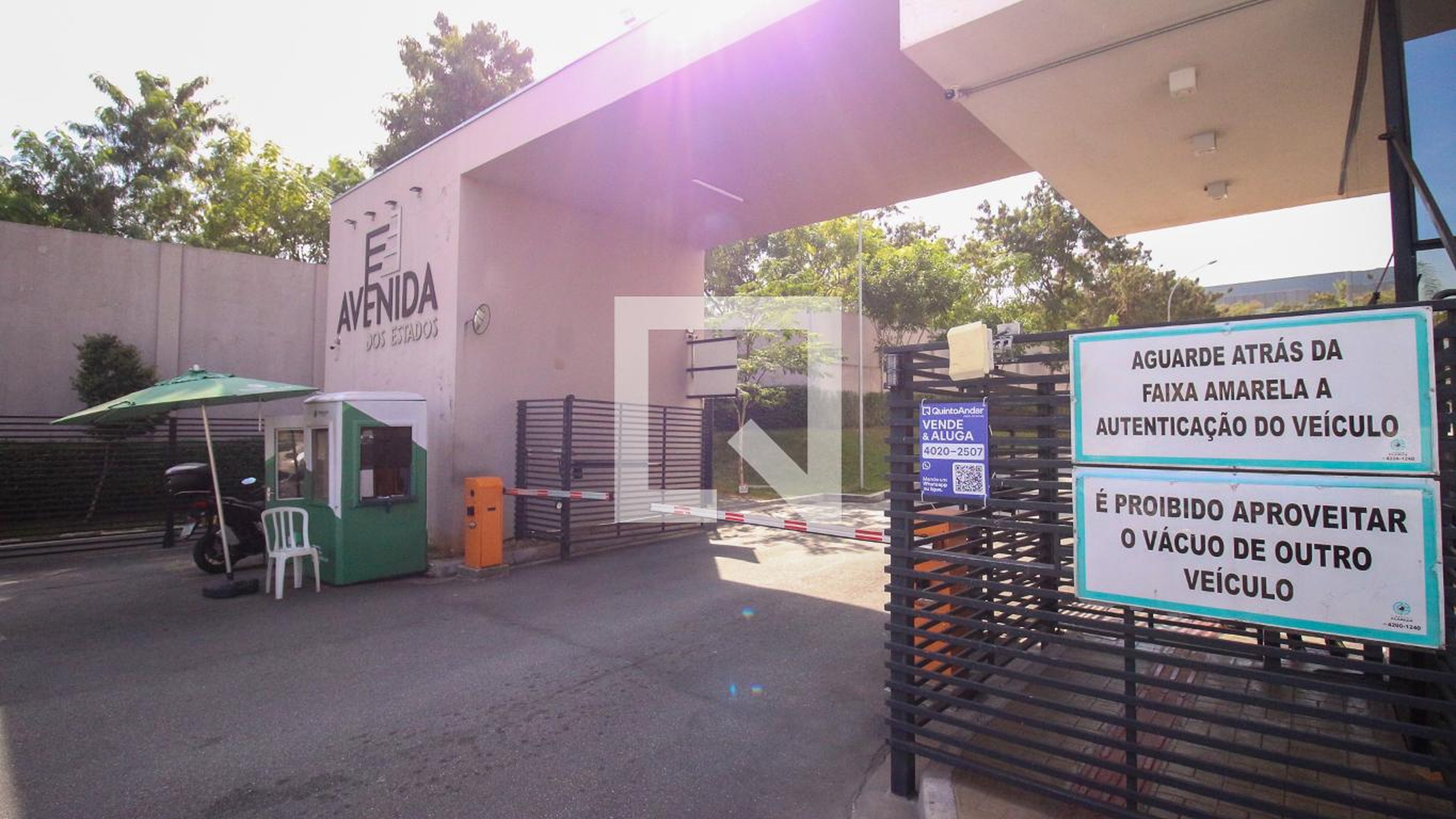 Fachada do Condomínio Residencial Avenida dos Estados