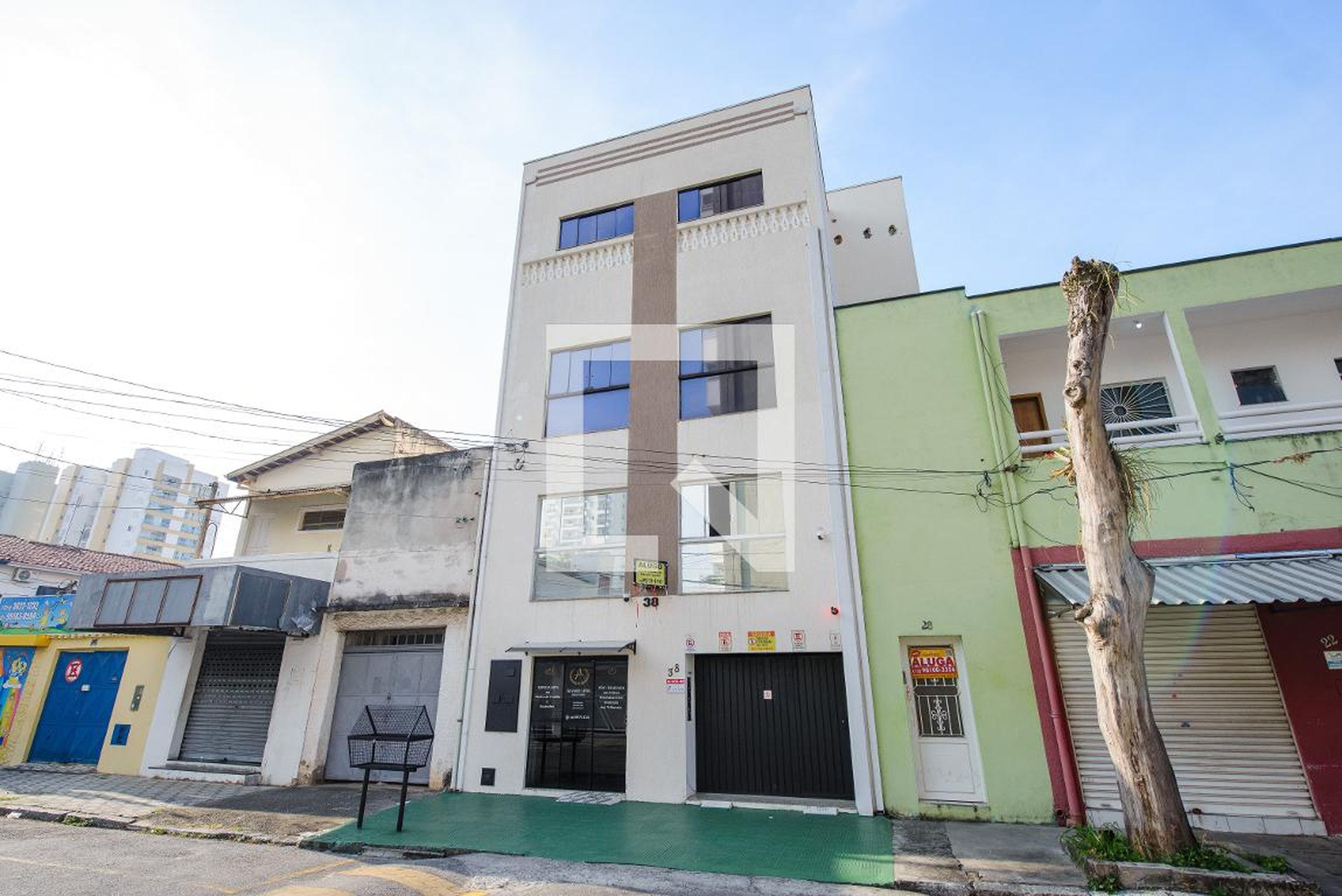 Fachada do Prédio Condomínio em Rua Olávo Bilac, 38