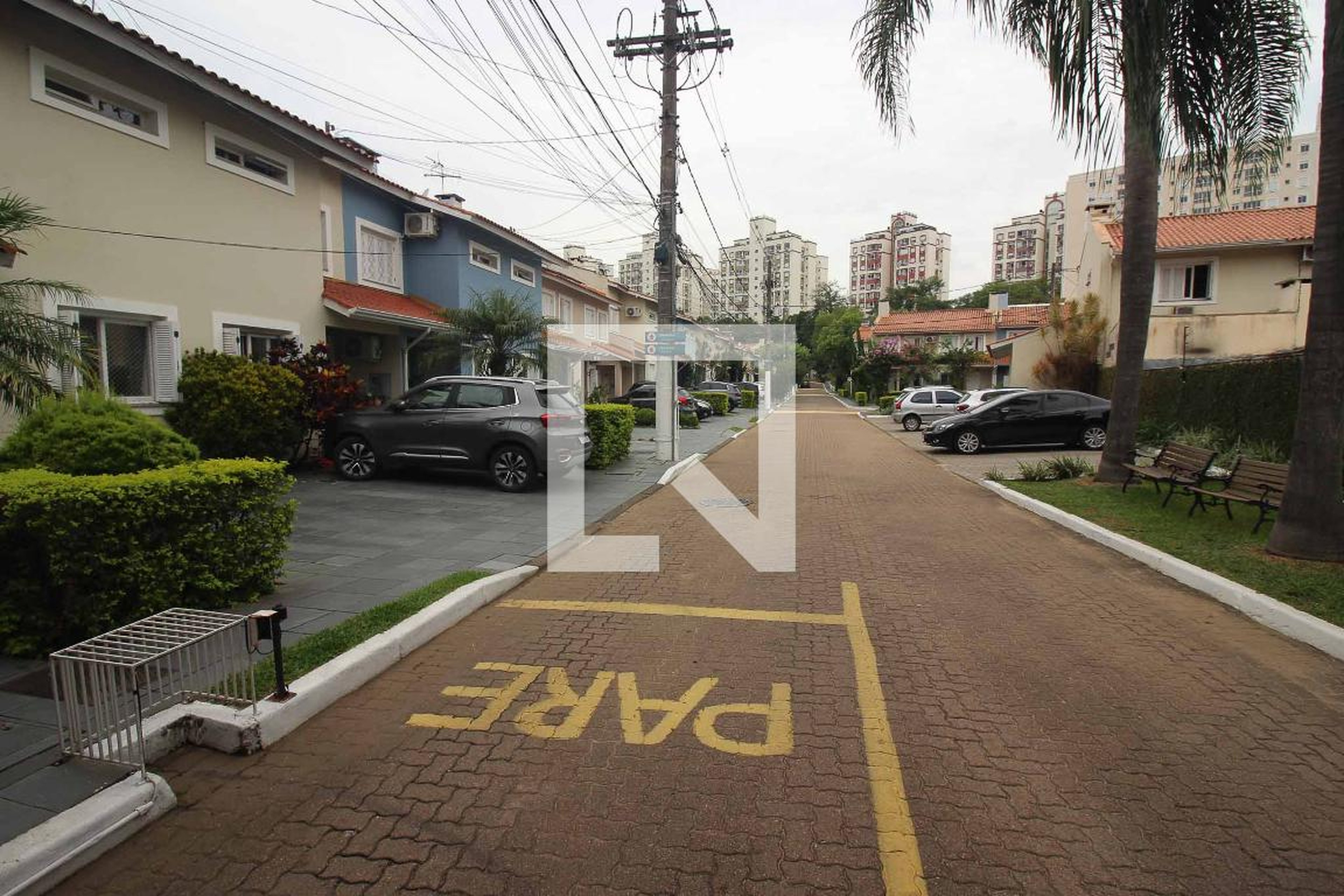 Fachada do condomínio Condomínio Moradas do Lago