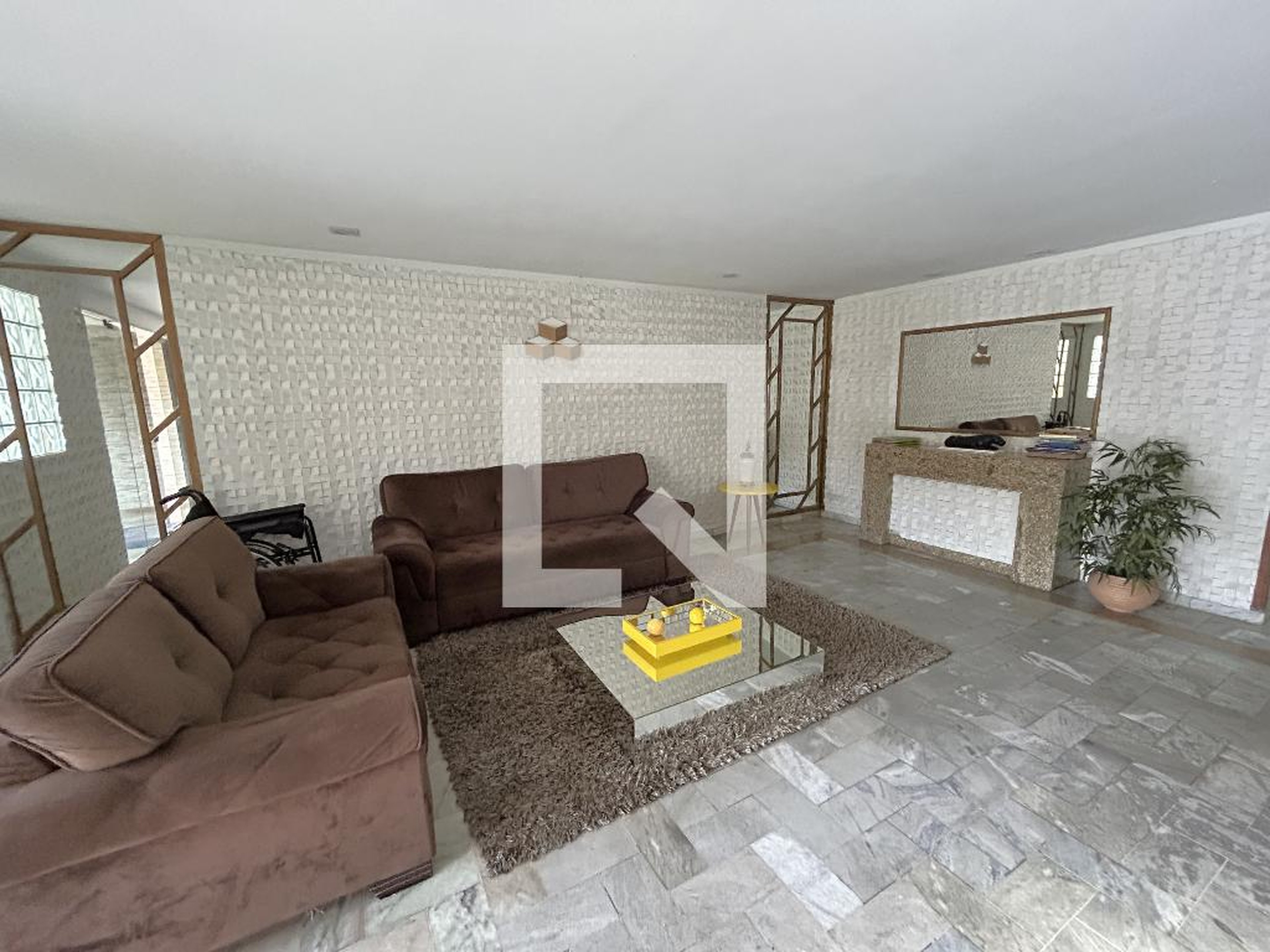 Hall de entrada - Edifício Bosque das Hortências