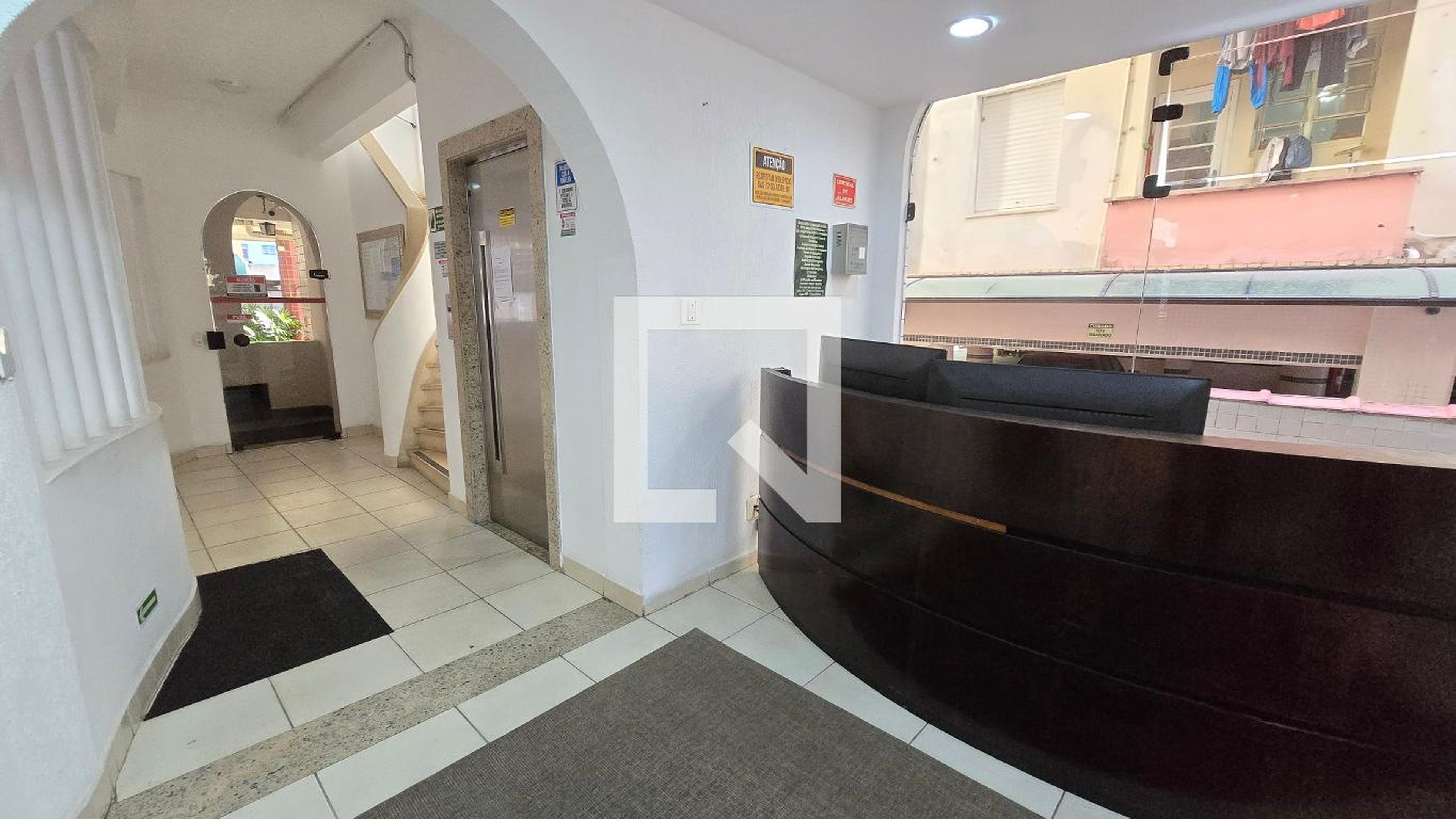 Hall de entrada - Edifício Santa Virginia