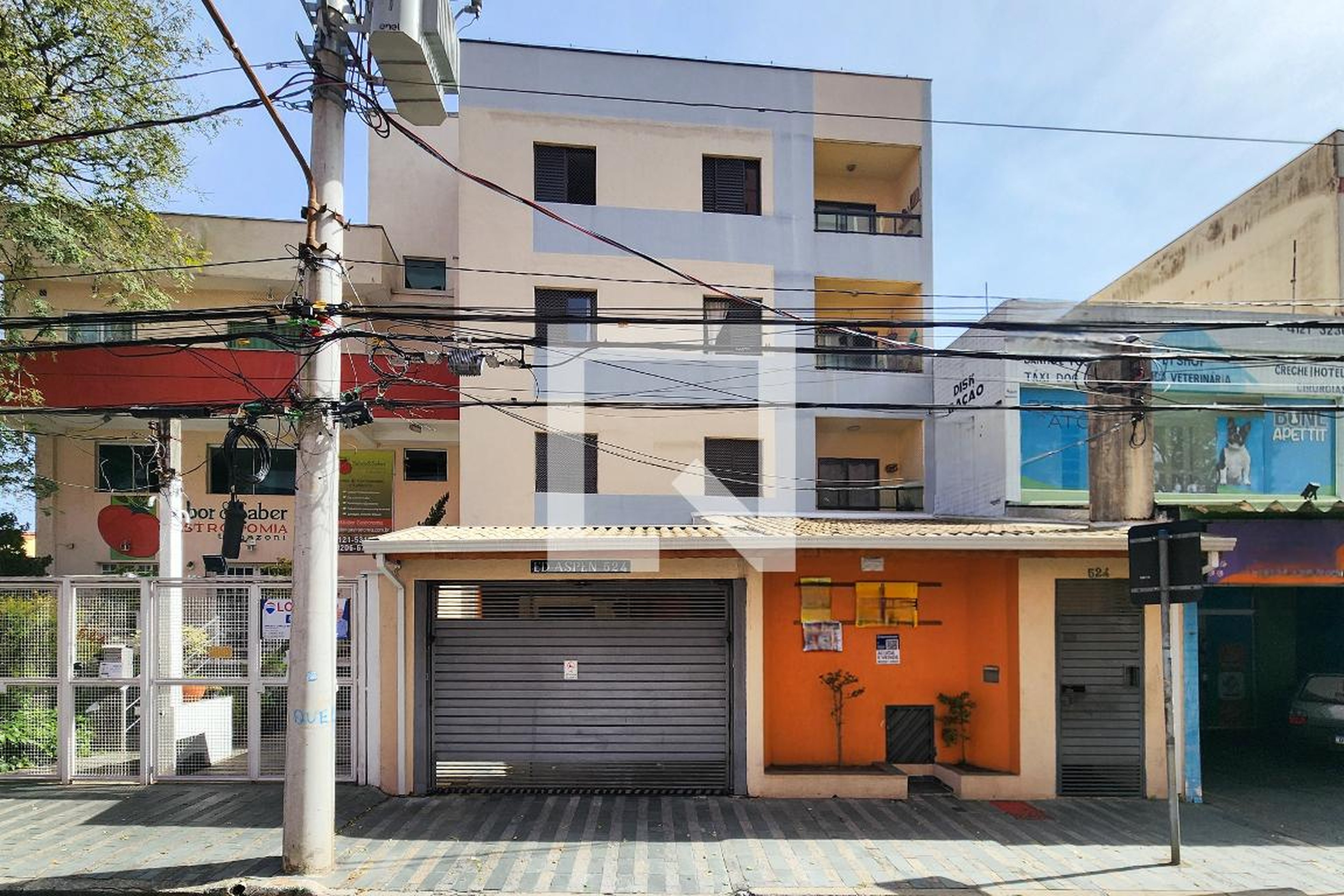 Fachada do Condomínio Edifício Aspen