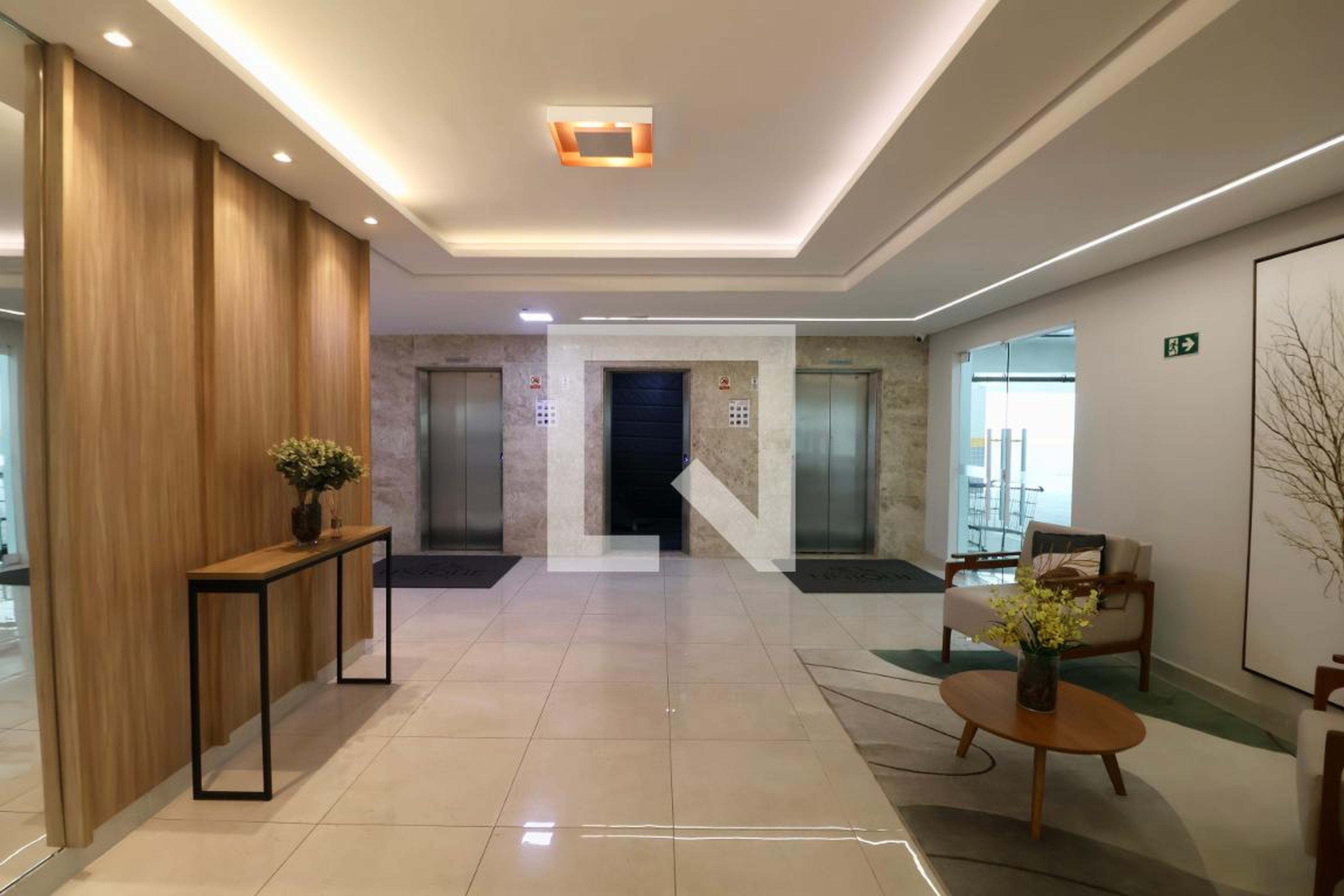 Hall de entrada - Residencial Unique  Guarujá