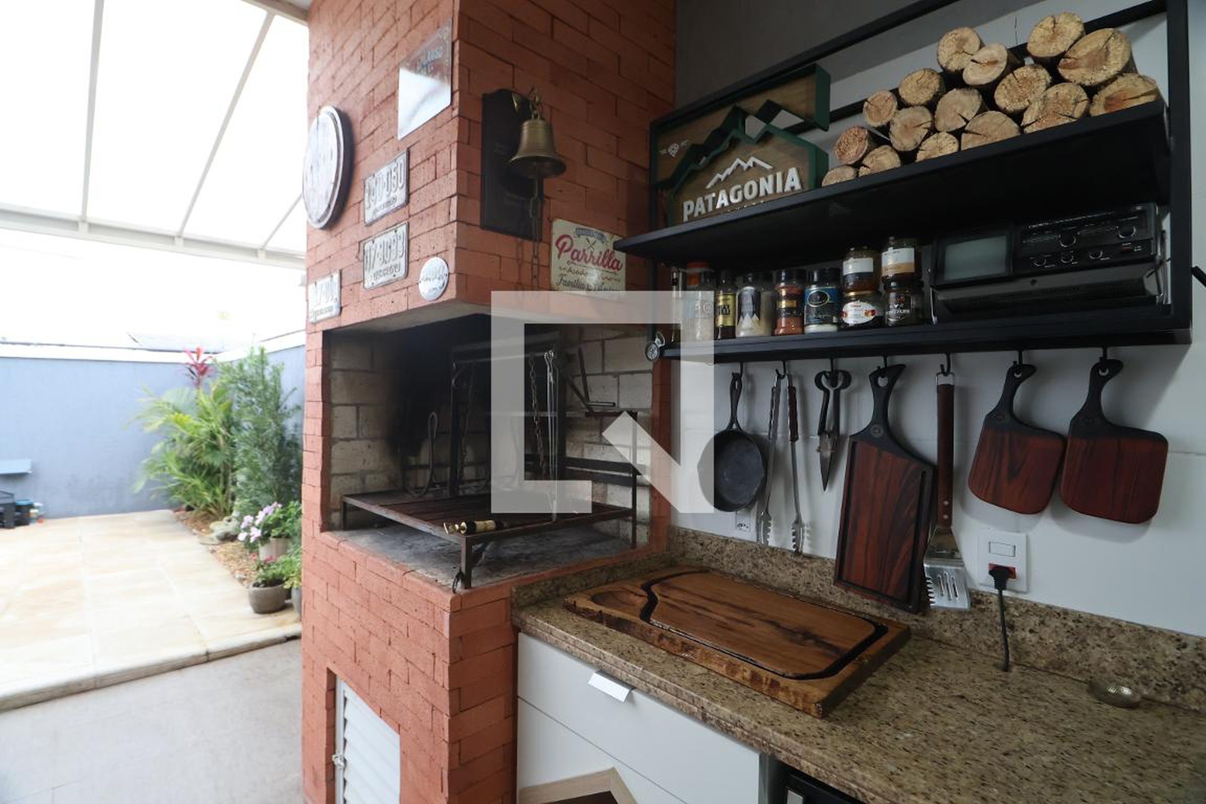 Área comum - Churrasqueira - Residencial Tres Palmeiras