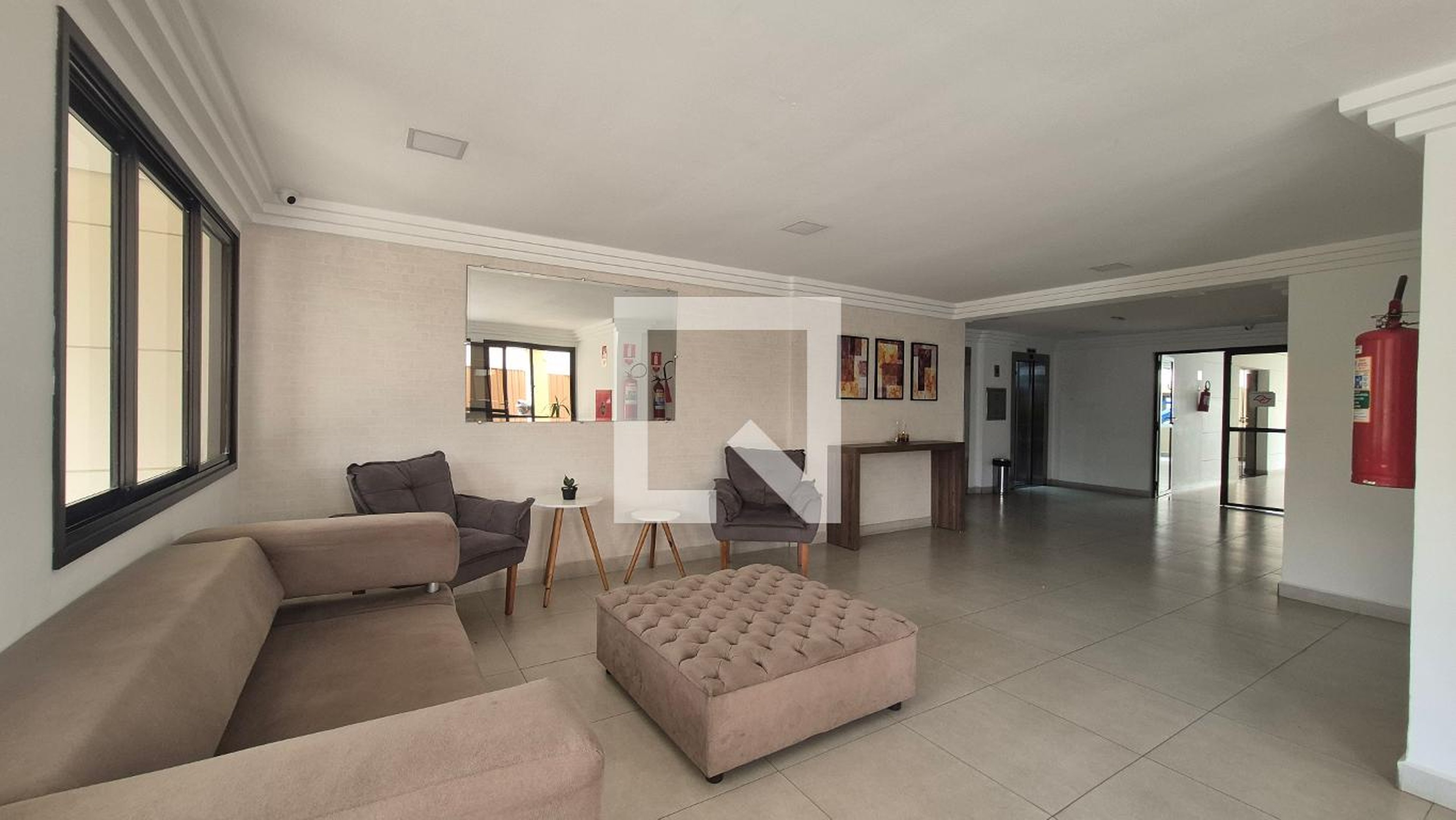 Hall de entrada - Edifício Mirante Jardim Floresta