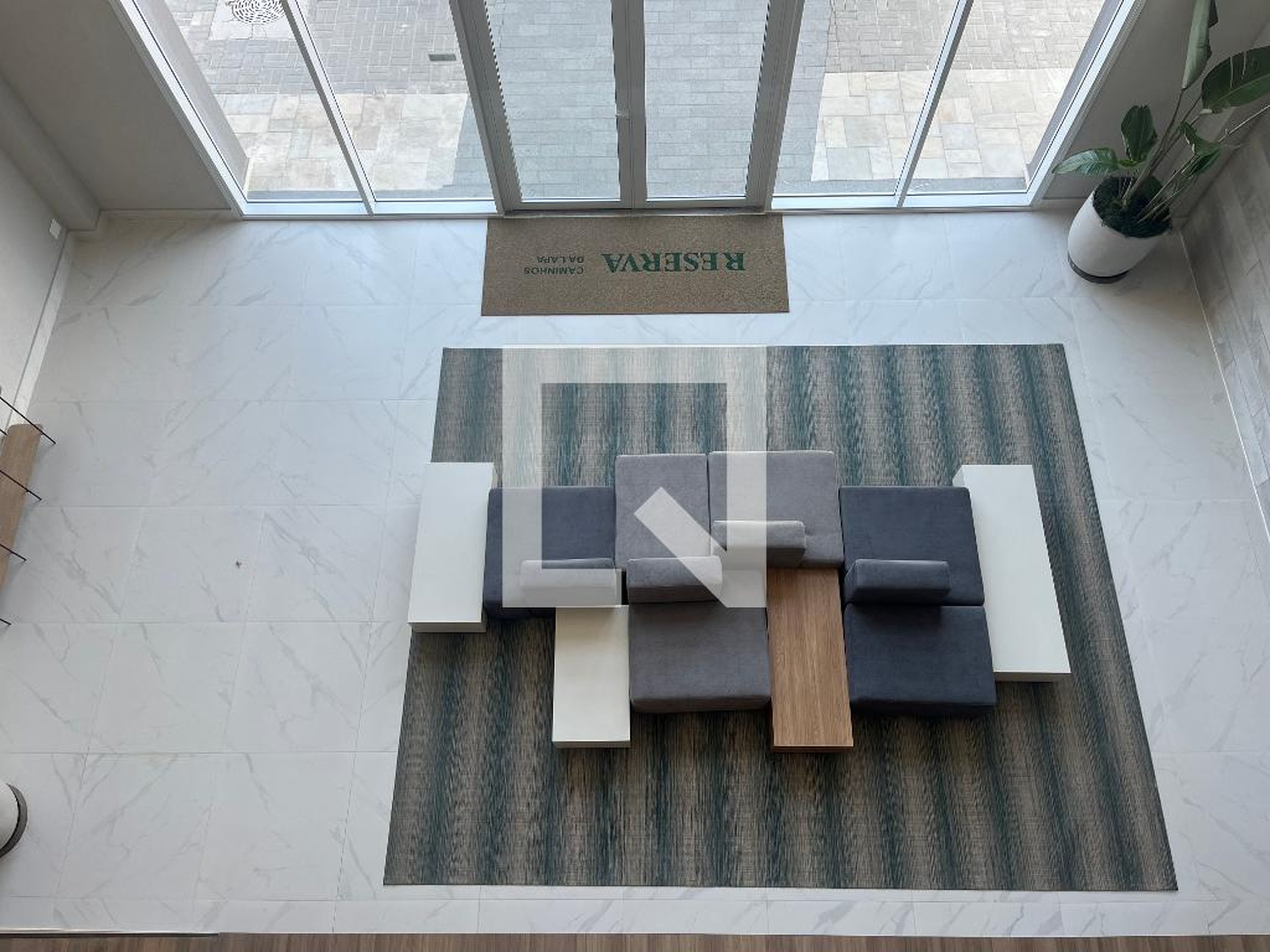 Hall de entrada - Reserva Caminhos da Lapa