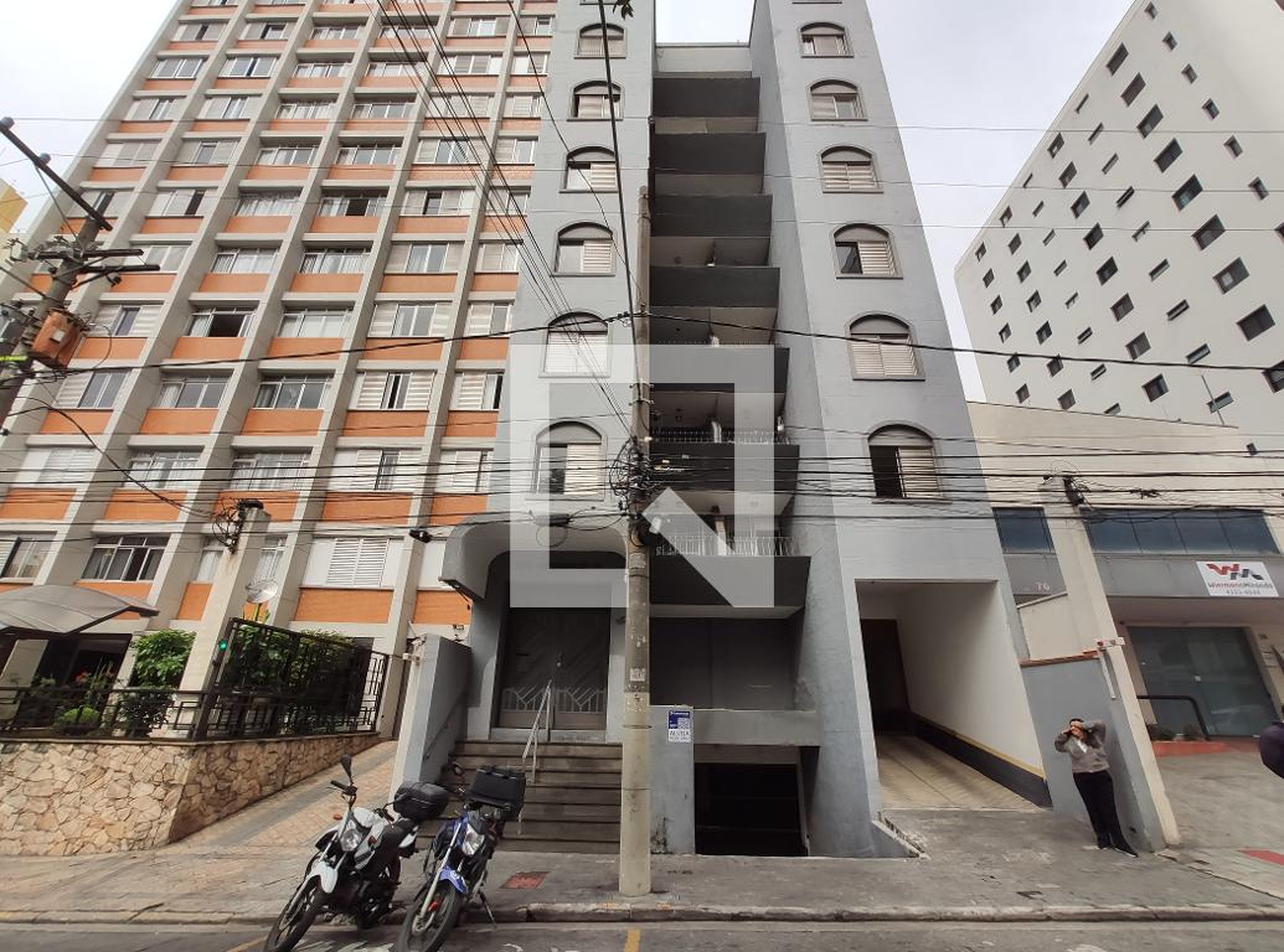 Fachada Condomínio em Rua Nilo Peçanha, 100