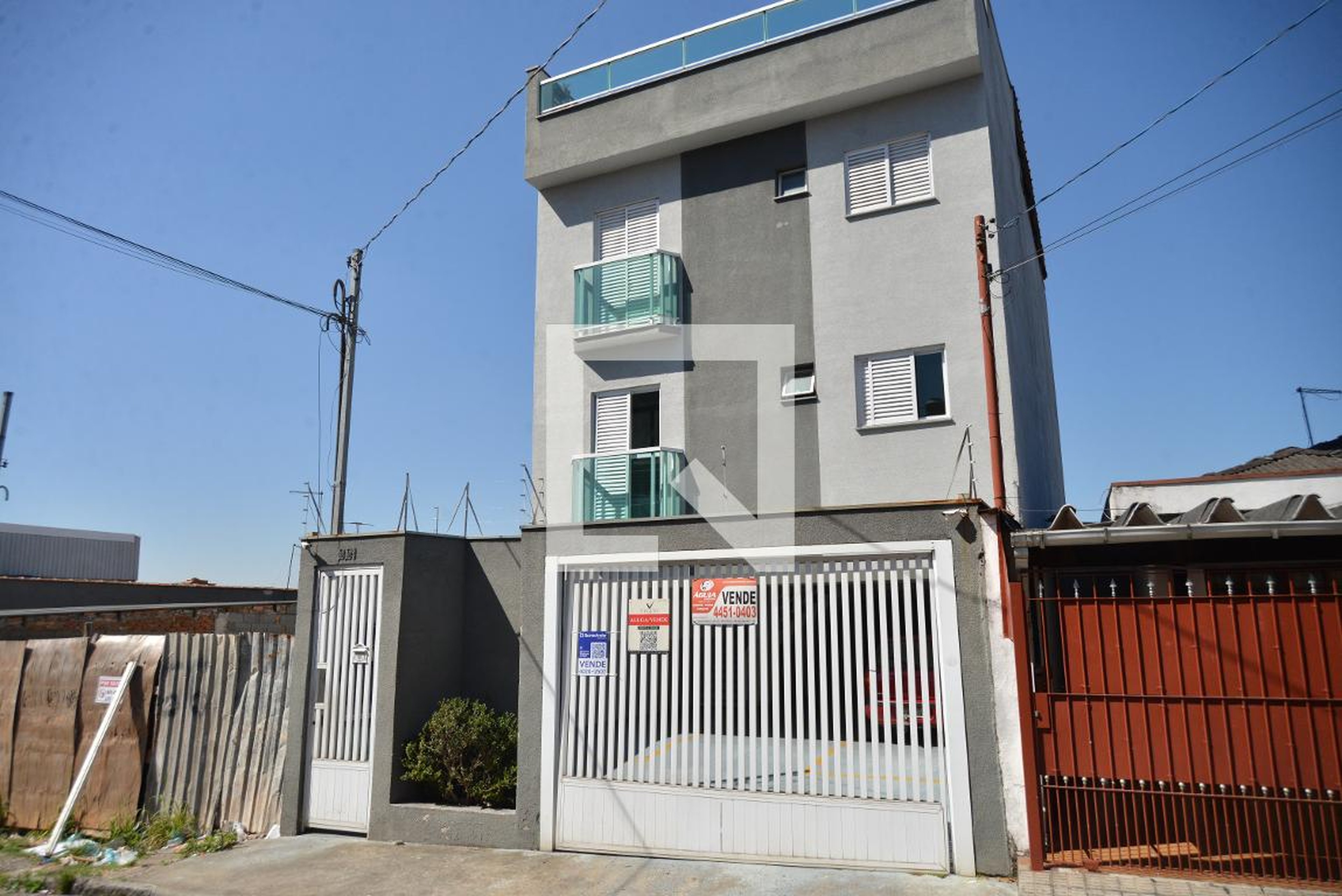 Fachada Condomínio em Rua Bauru, 221