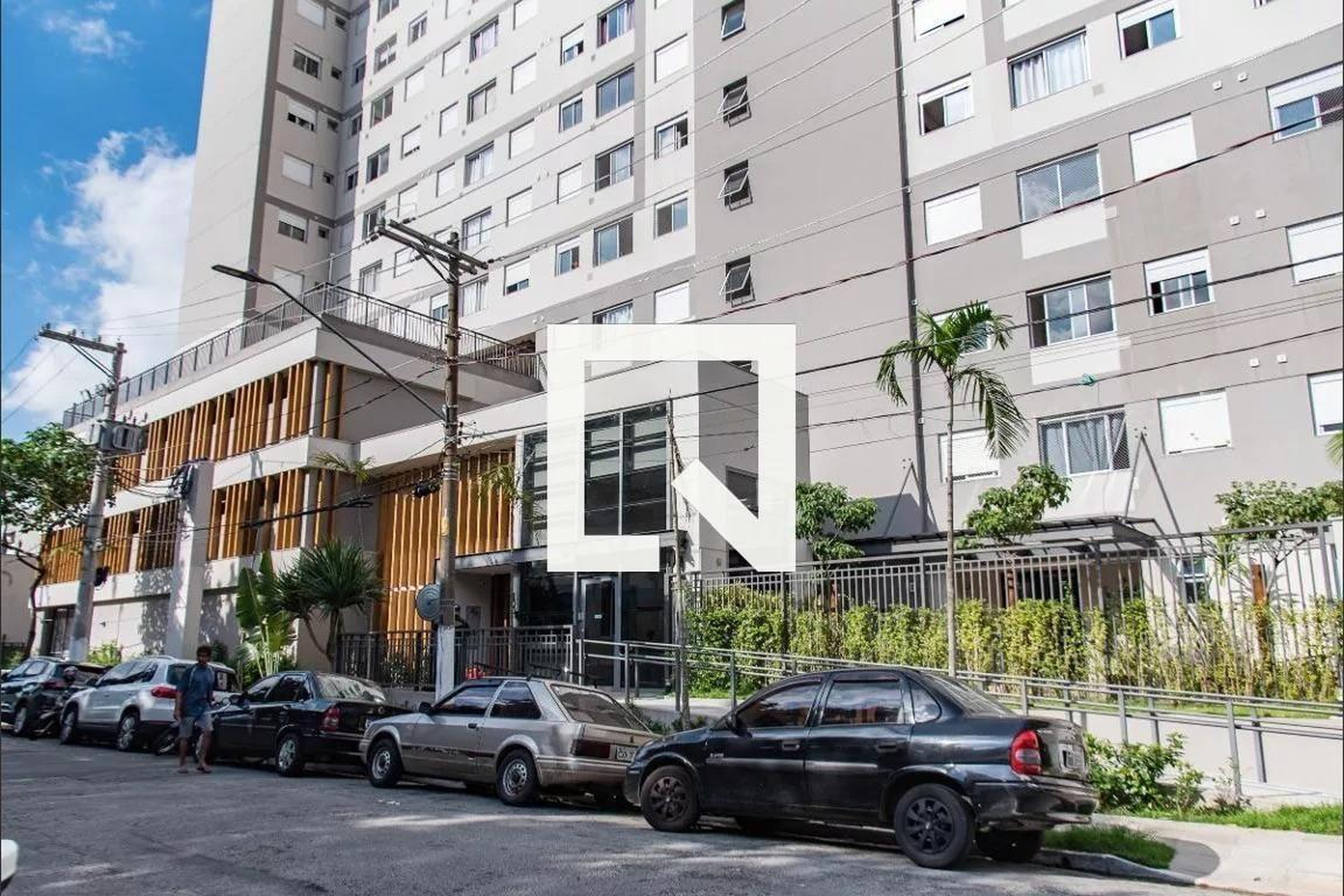 Fachada Condomínio em Rua Doutor Valentim Amaral, 102