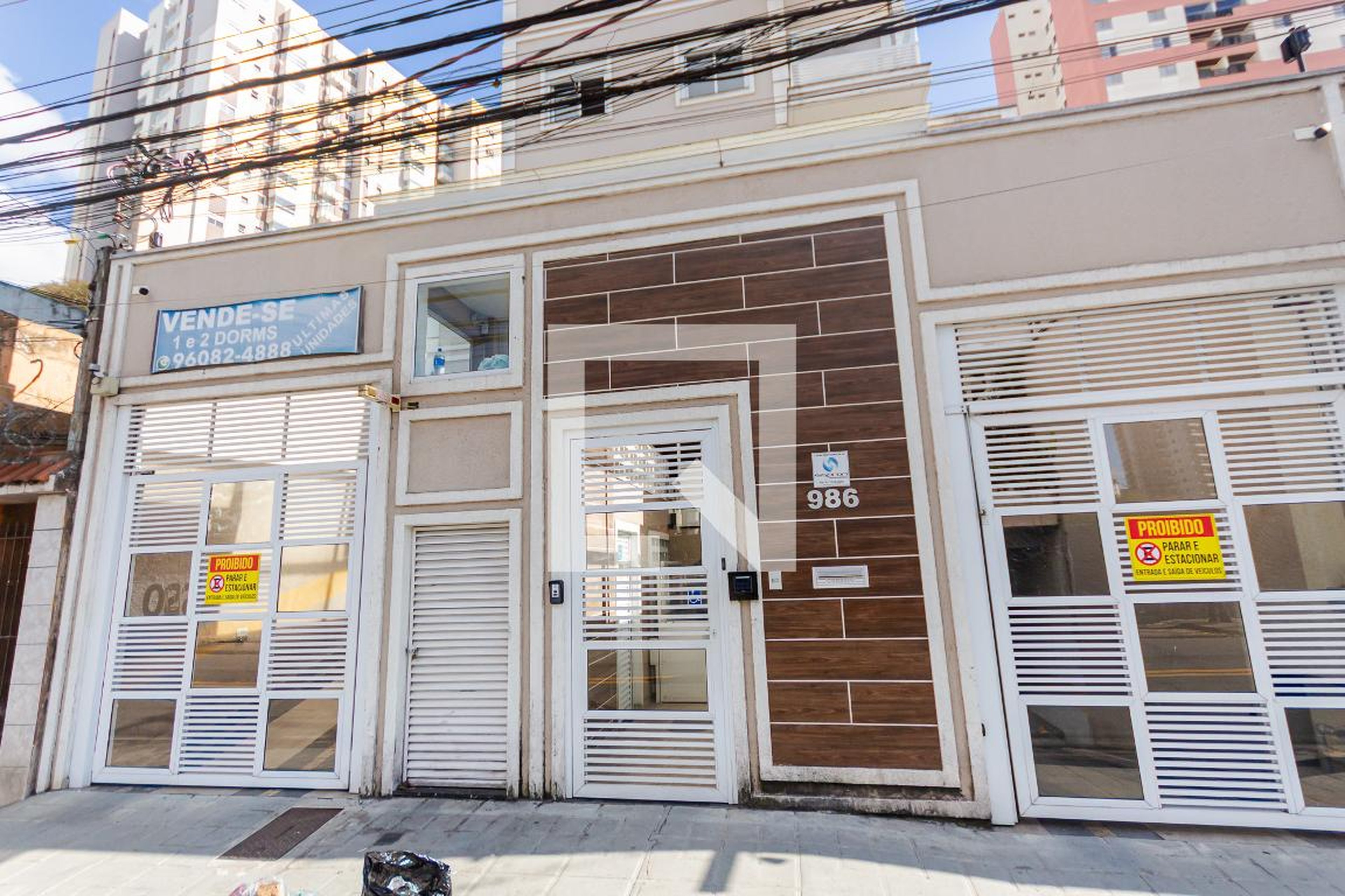 Fachada Condomínio em Rua Catequese, 986