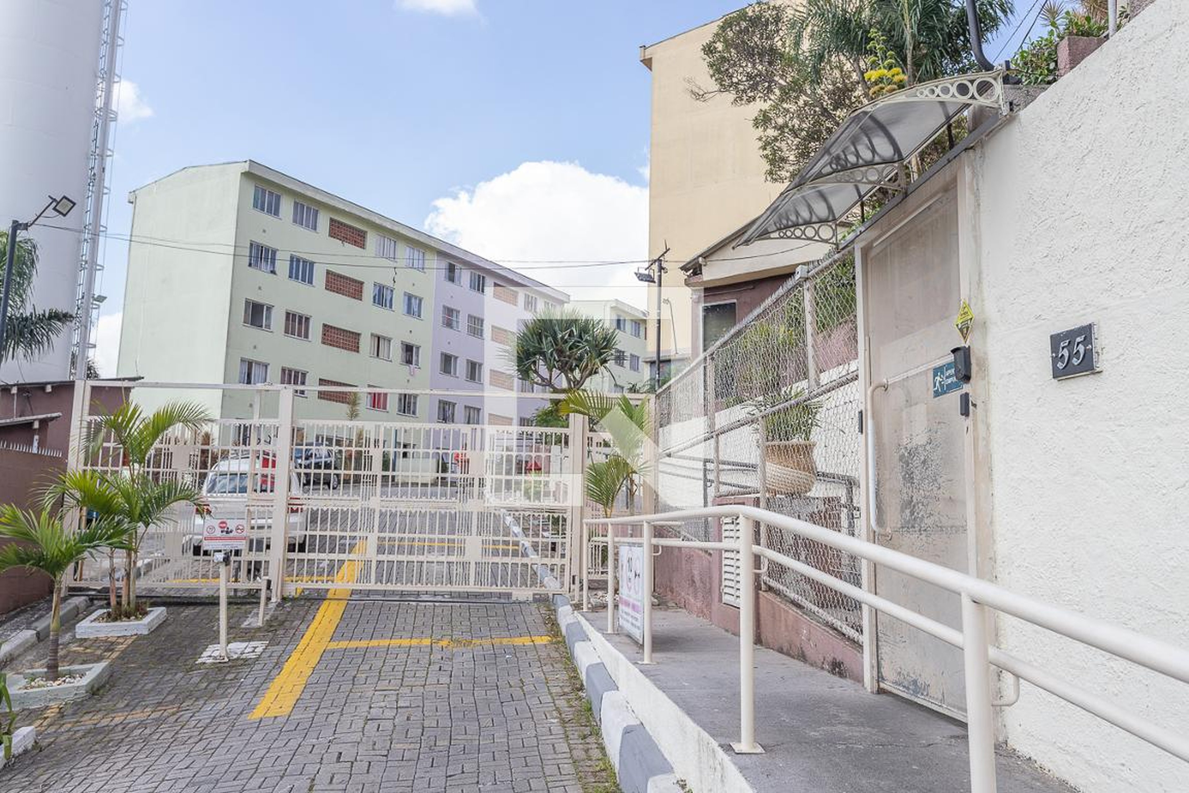 Fachada do condomínio Residencial Gema