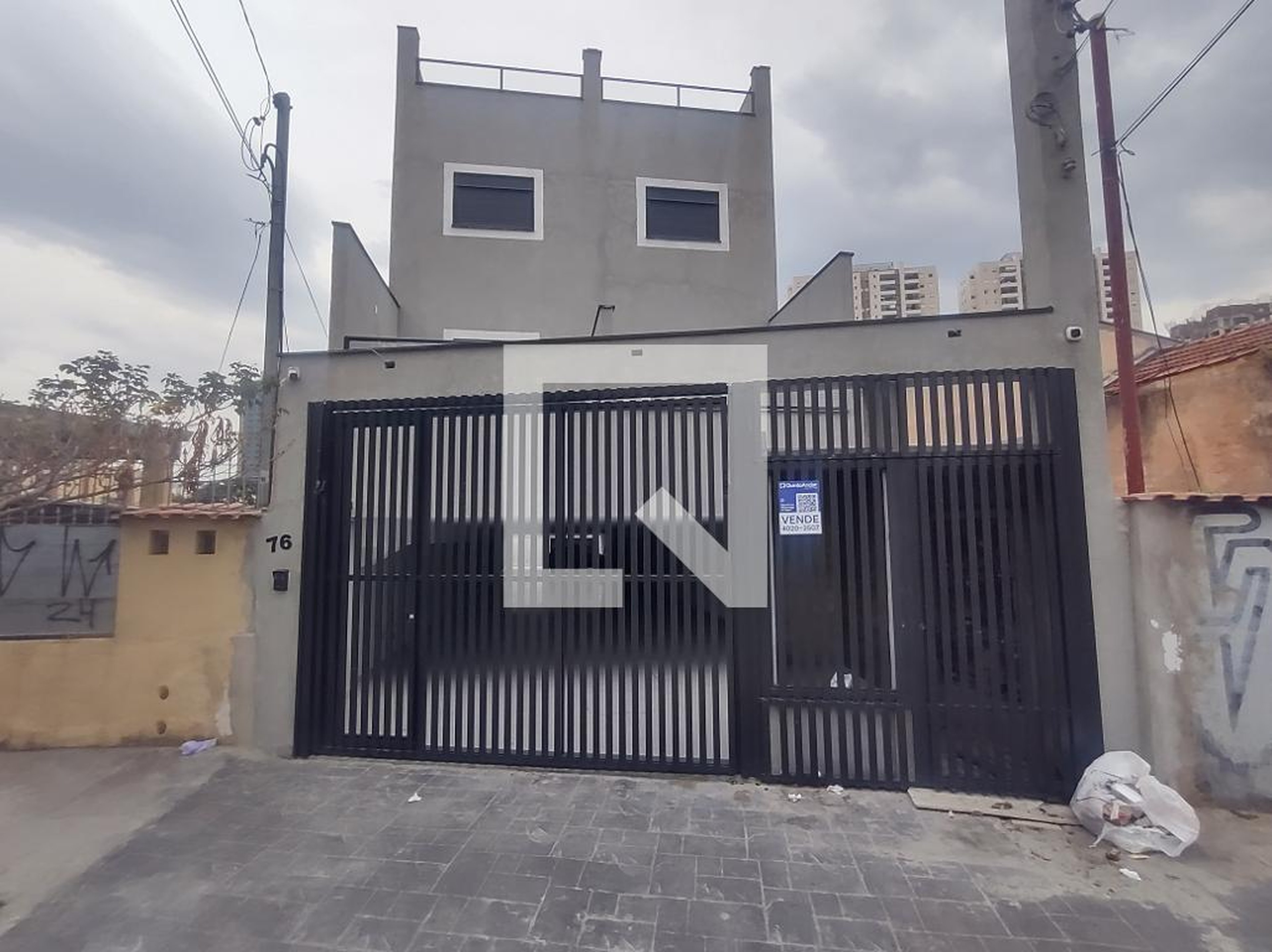 Fachada Condomínio em Rua Lituânia, 76