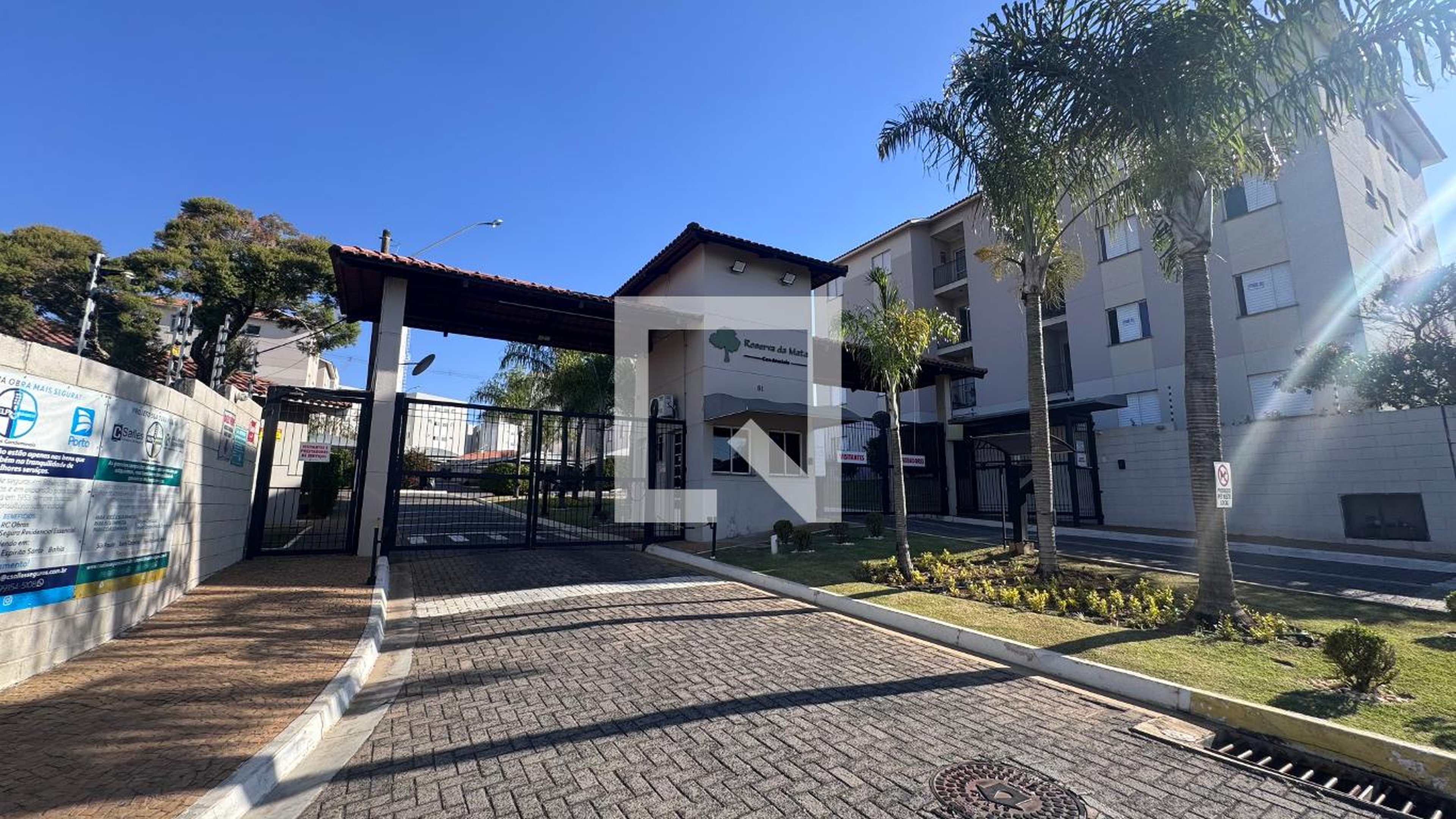 Fachada Condomínio Reserva da Mata