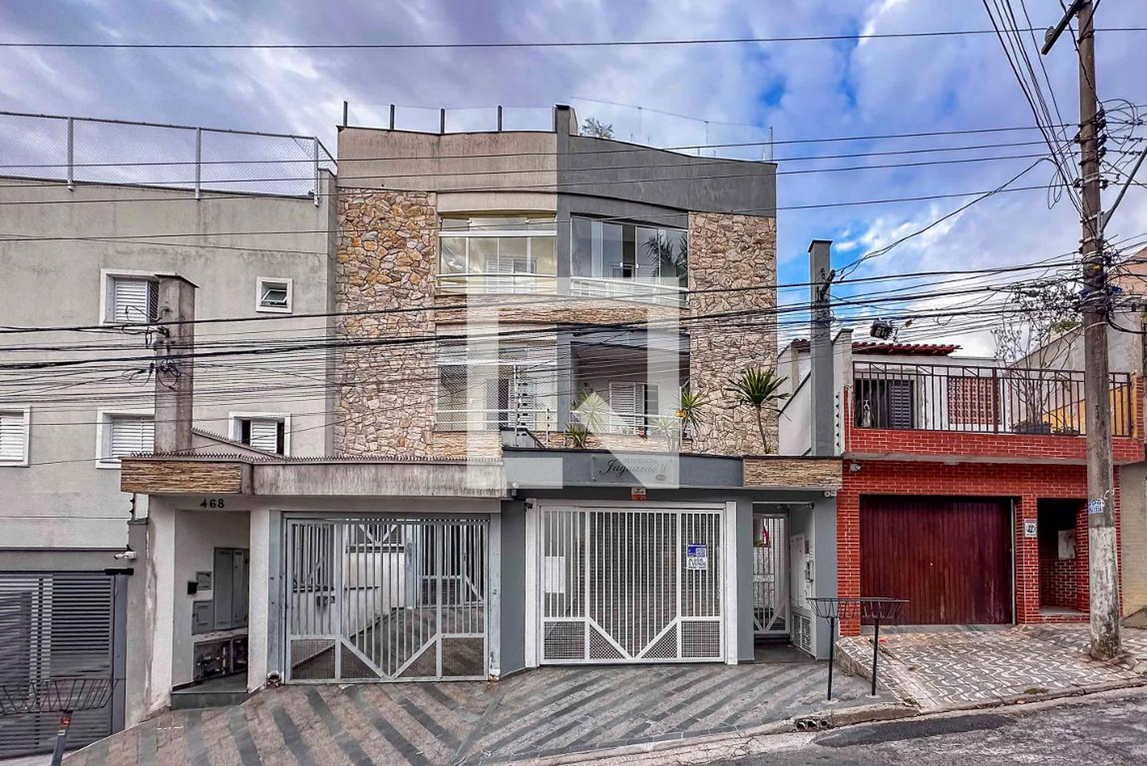 Fachada Condomínio em Rua Jaguarão, 464