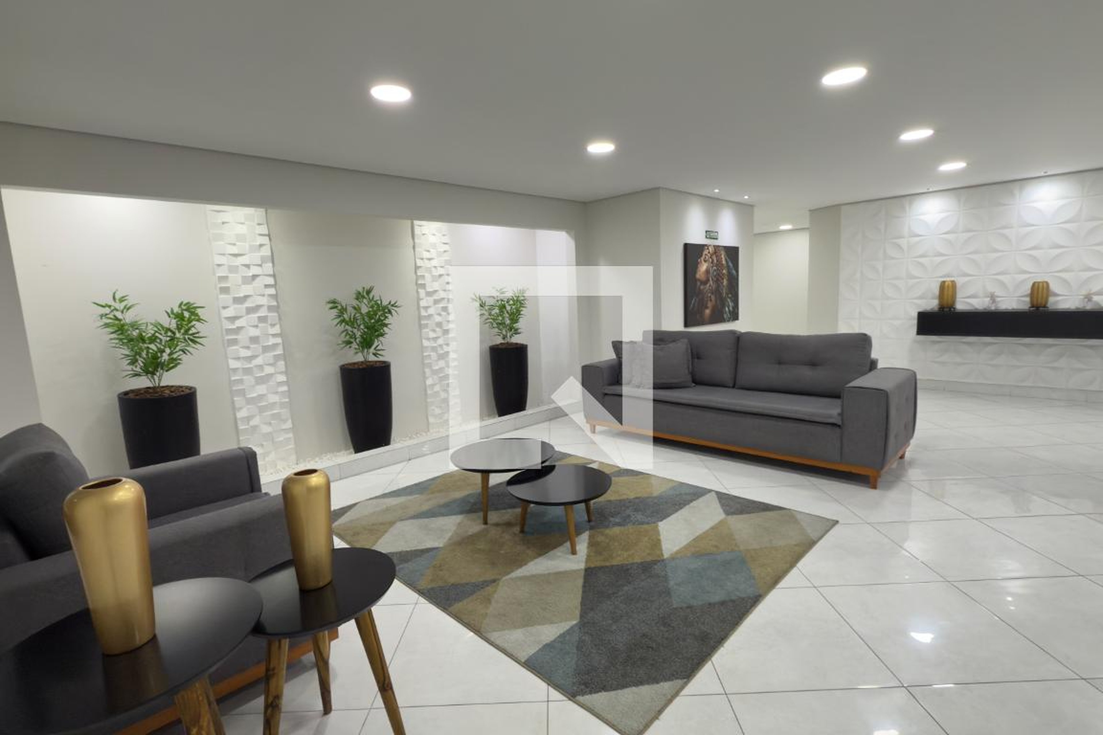 Hall social - Residencial Arezzo