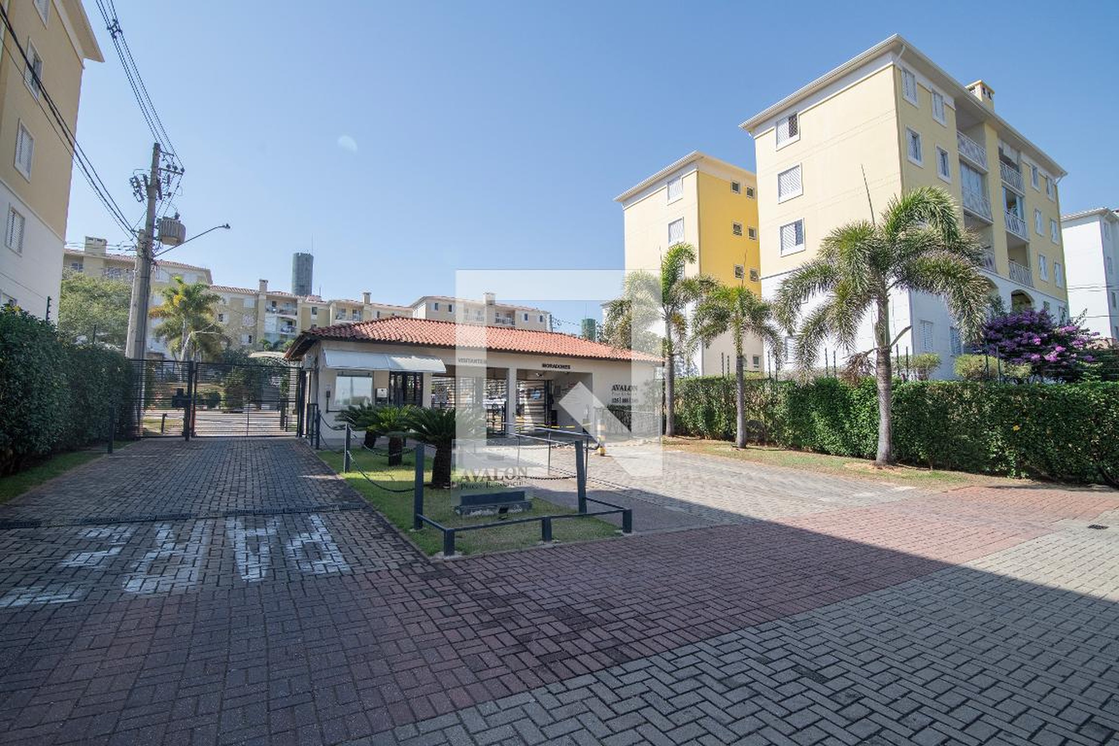 Fachada do Condomínio Condomínio Avalon 2 - Hortolândia