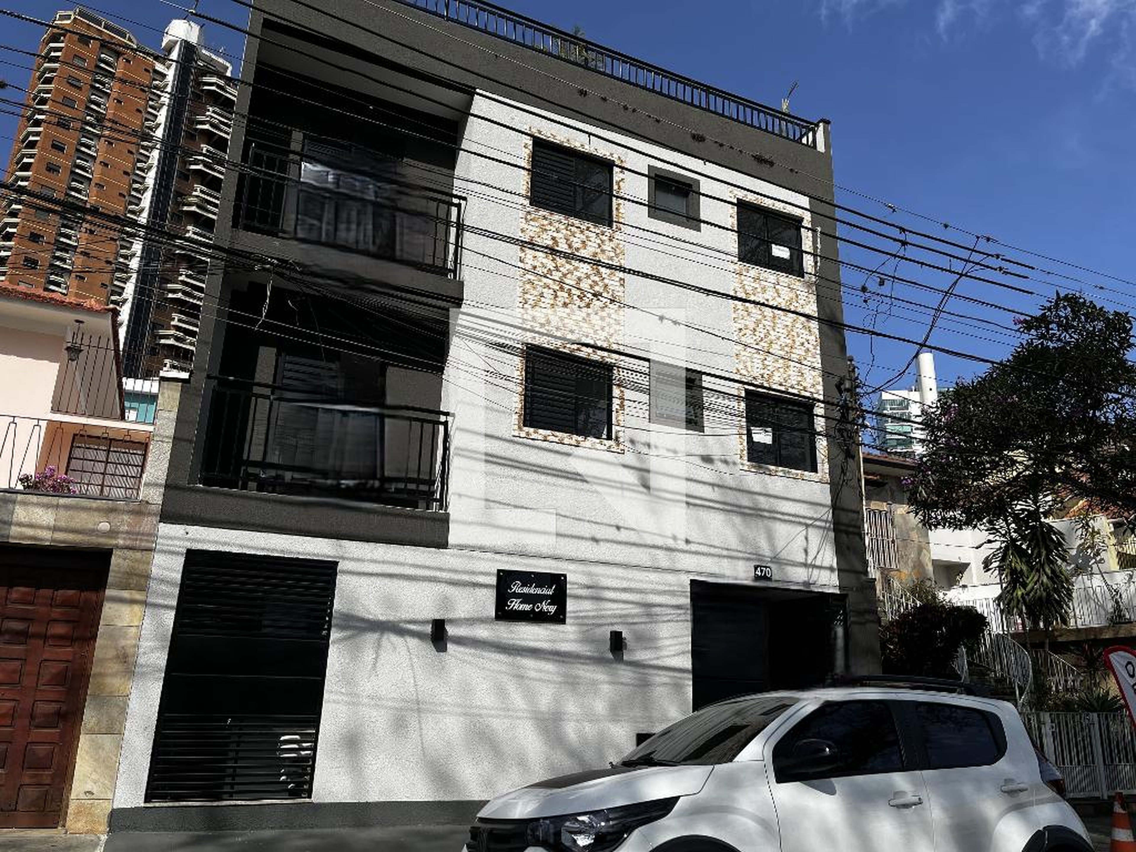 Fachada Condomínio em Rua Ismael Neri, 470