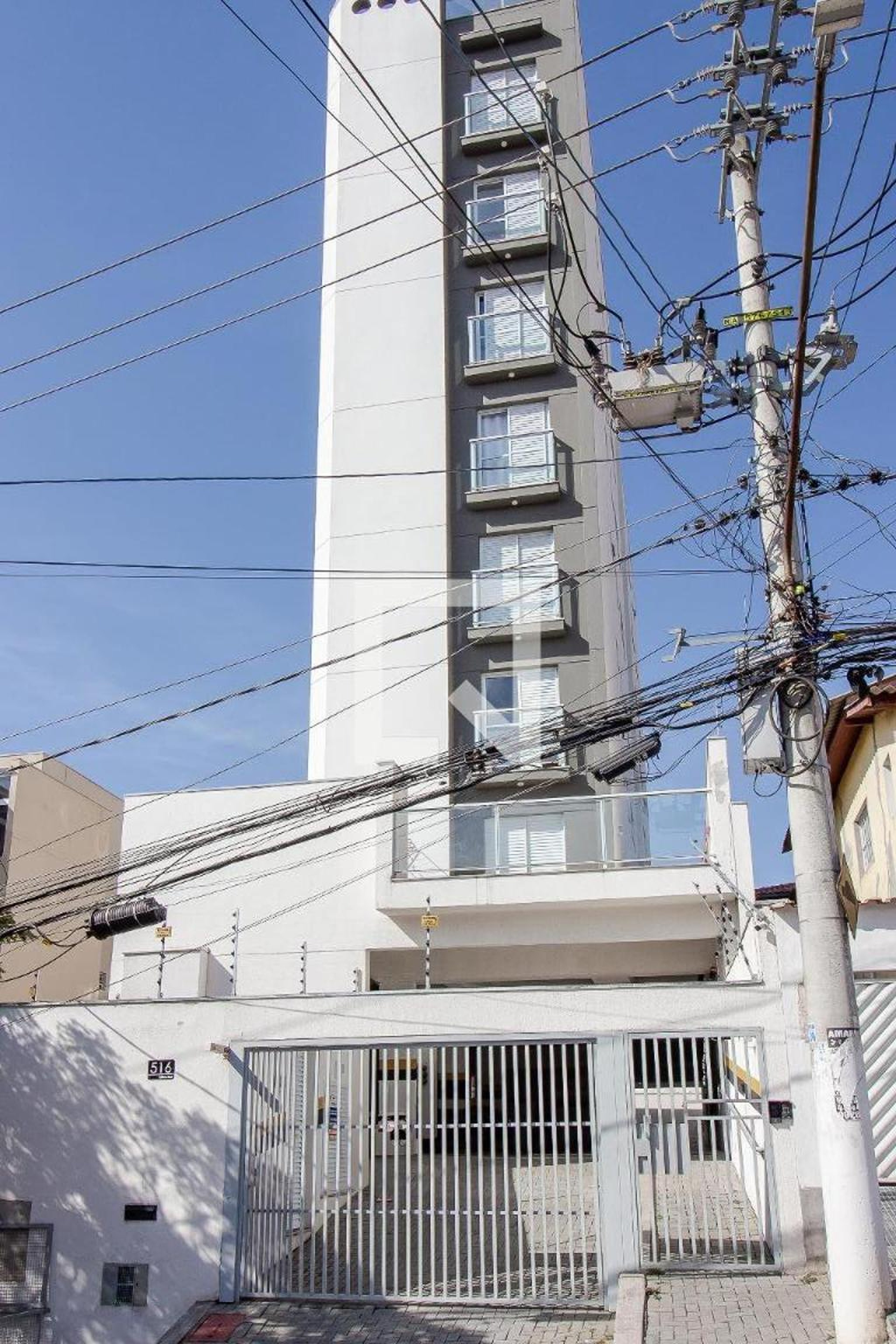 Fachada Condomínio em Rua Santos Dumont, 516