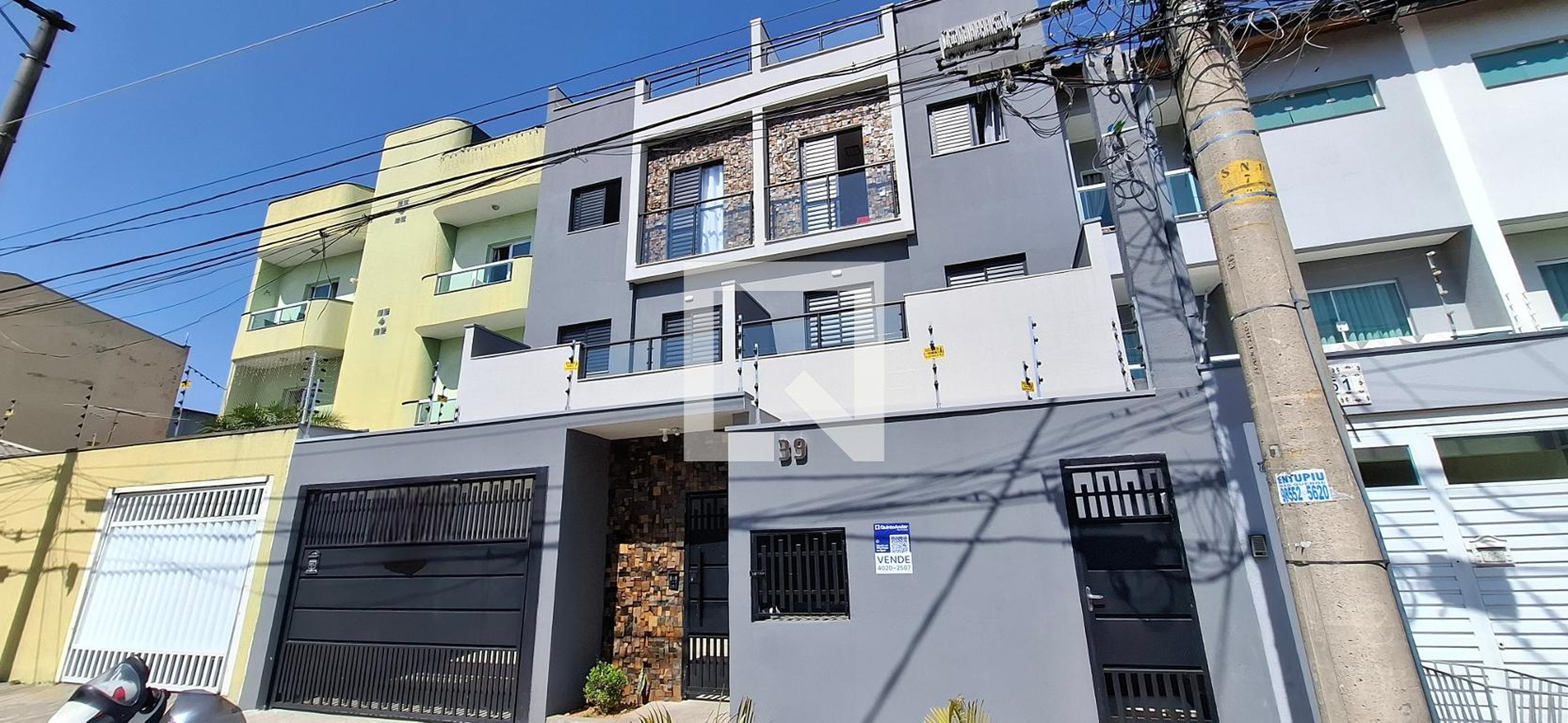 Fachada Condomínio em Rua Marechal Rondon, 39